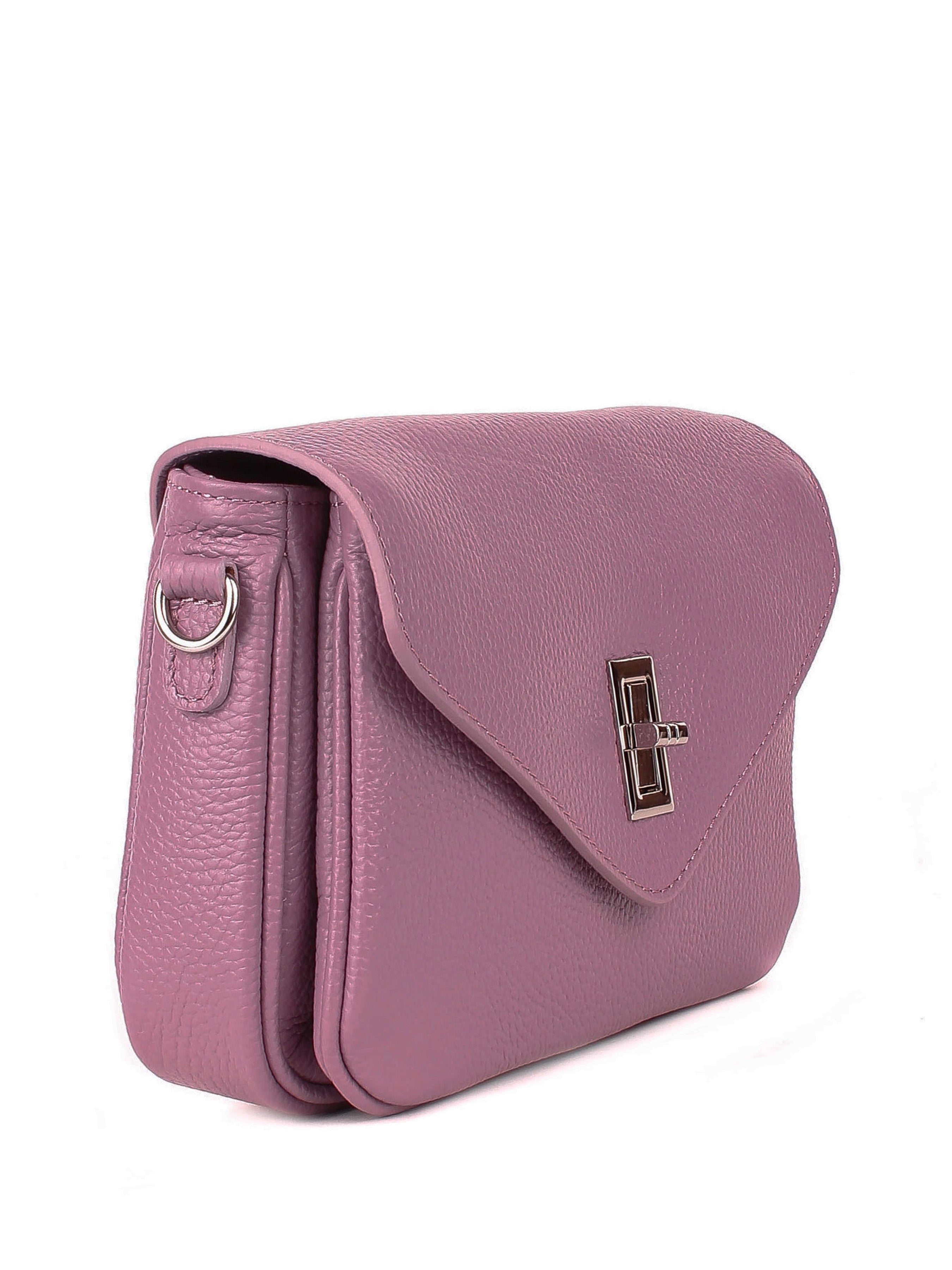 Bandolera de piel italiana Lila 3155-128-32