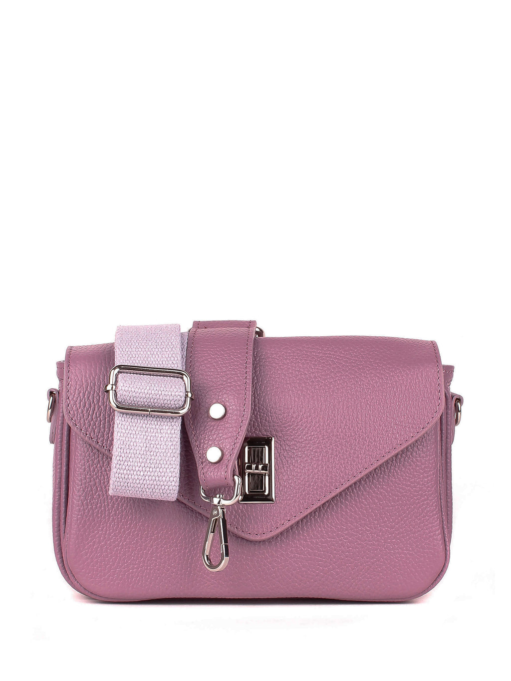 Bandolera de piel italiana Lila 3155-128-32