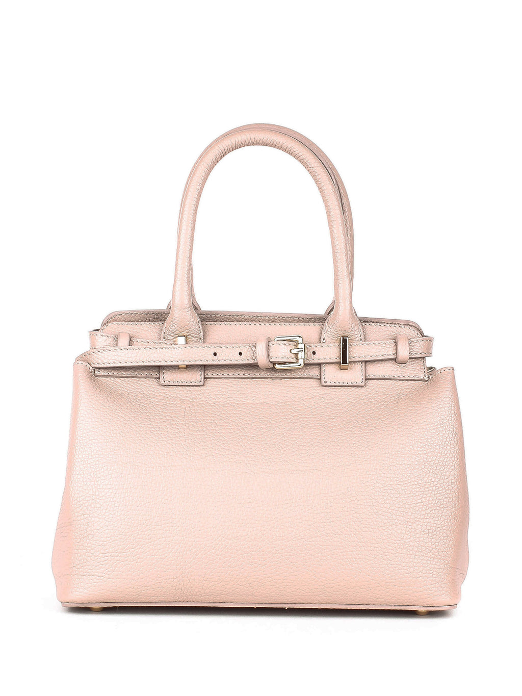 Bolso de mano de piel italiana Gris 6846-52-32