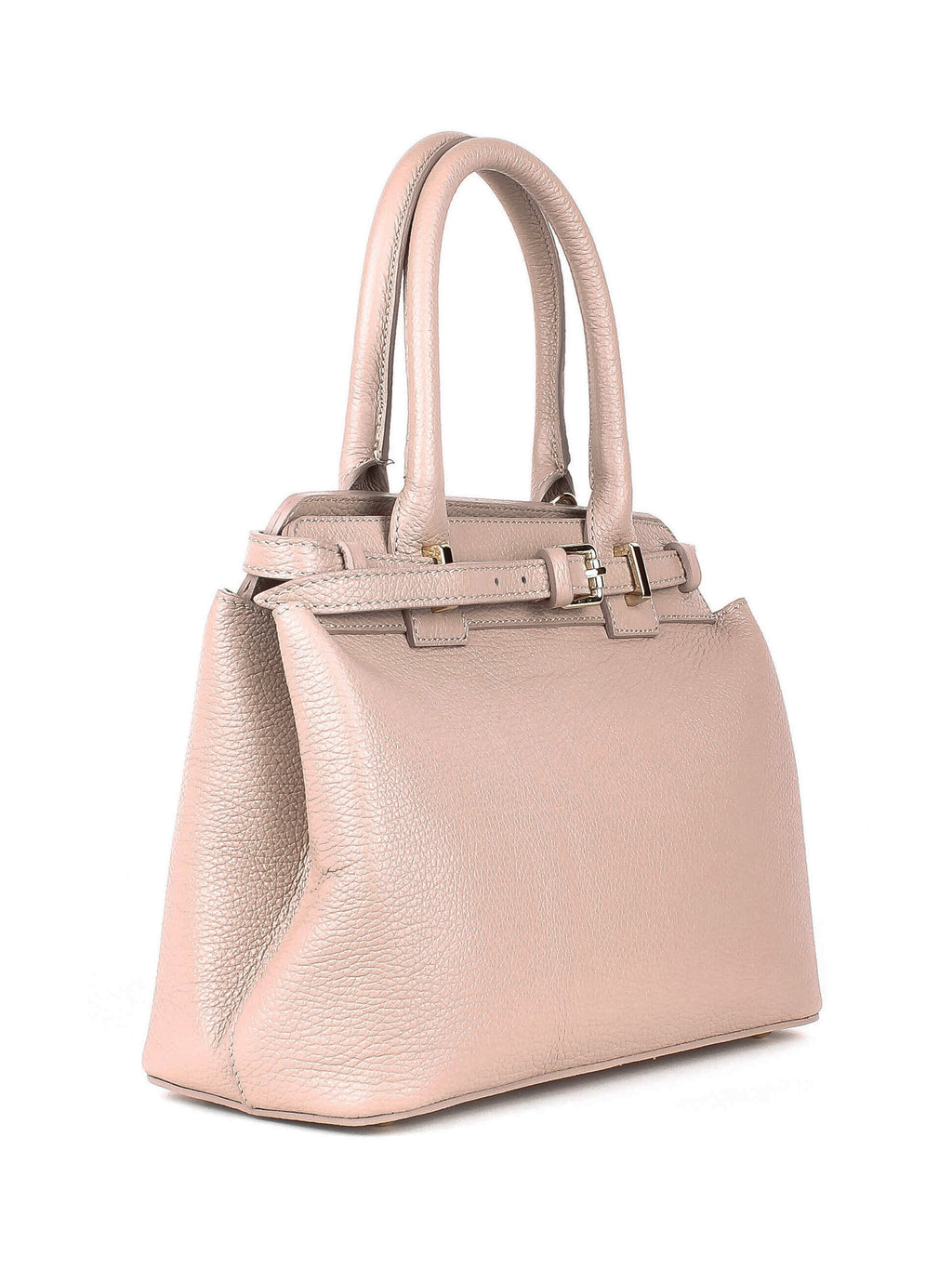 Bolso de mano de piel italiana Gris 6846-52-32