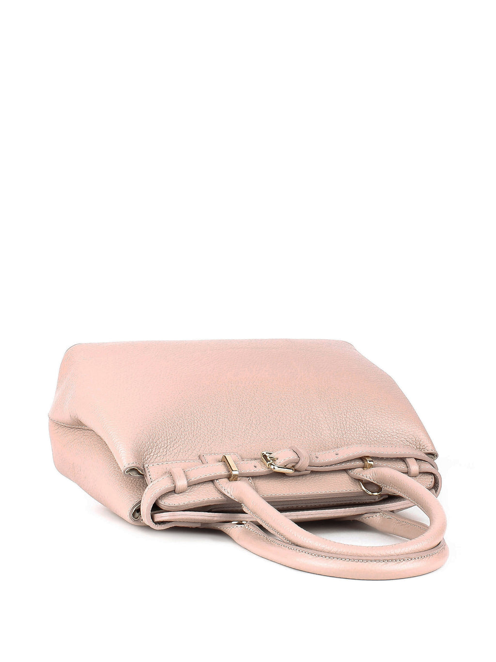 Bolso de mano de piel italiana Gris 6846-52-32