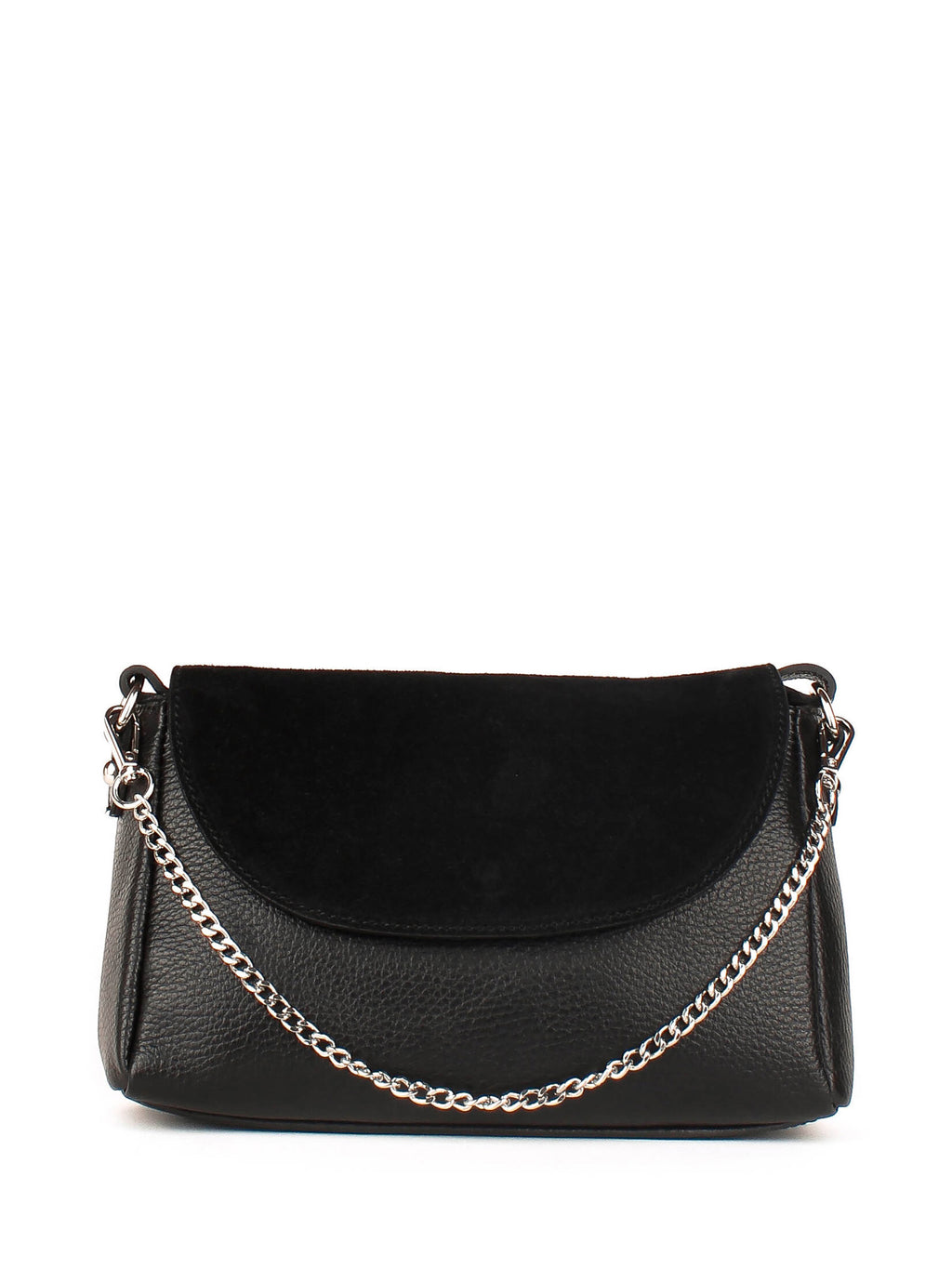 Bandolera de piel italiana Negro 3032-05-47