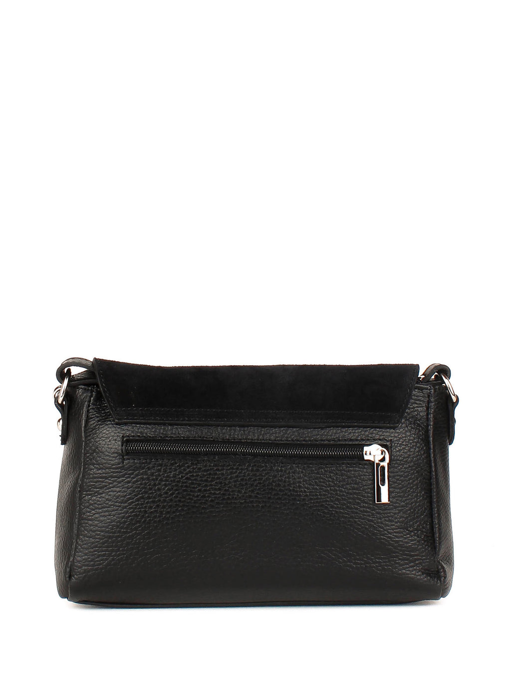 Bandolera de piel italiana Negro 3032-05-47