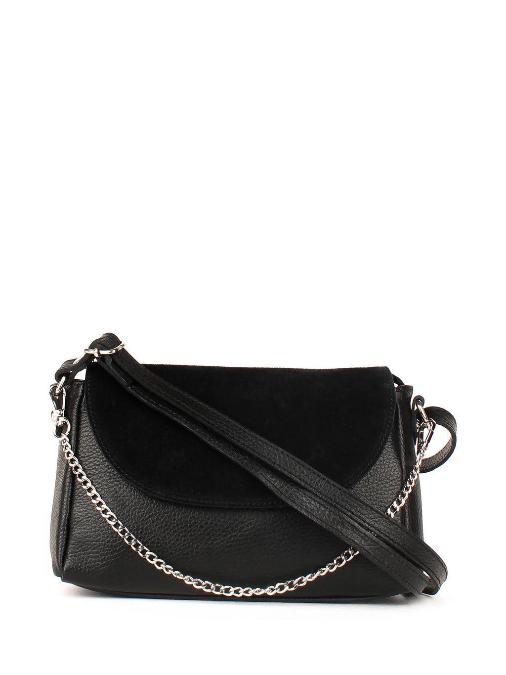 Bandolera de piel italiana Negro 3032-05-47