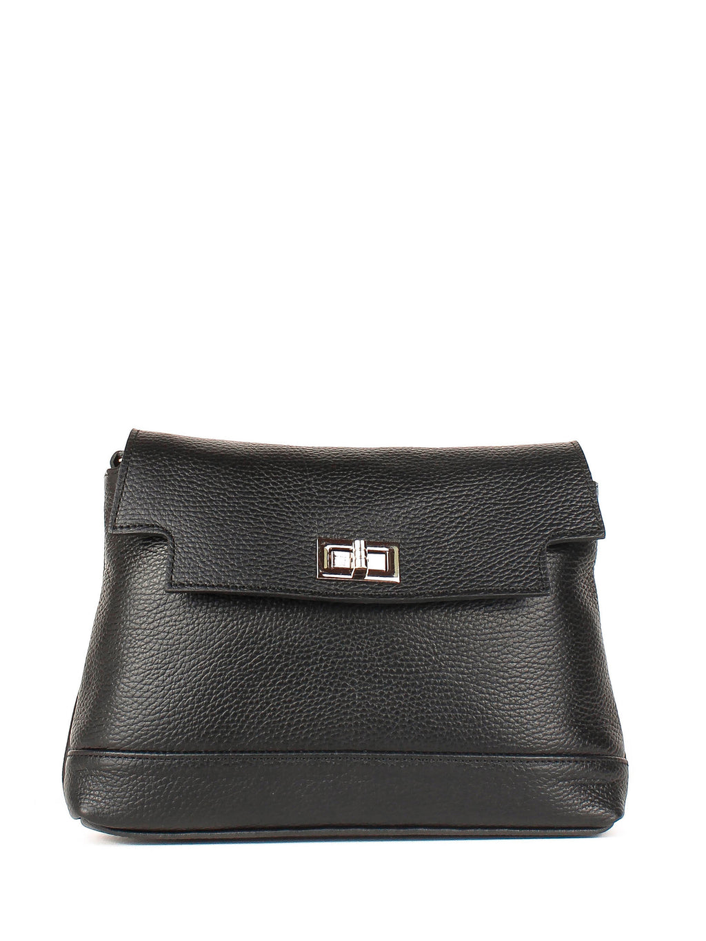 Bandolera de piel italiana Negro 3068-05-32