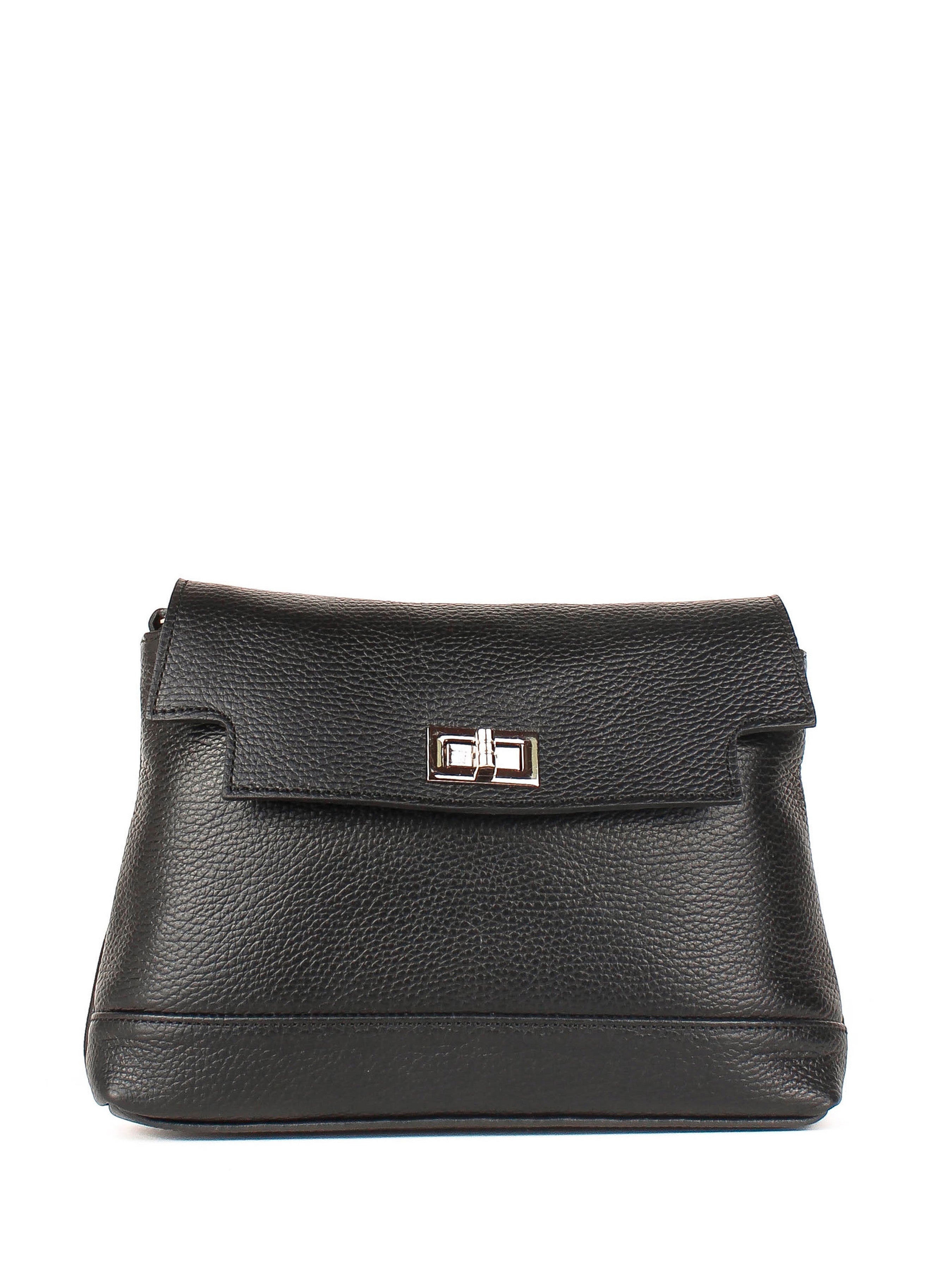 Bandolera de piel italiana Negro 3068-05-32