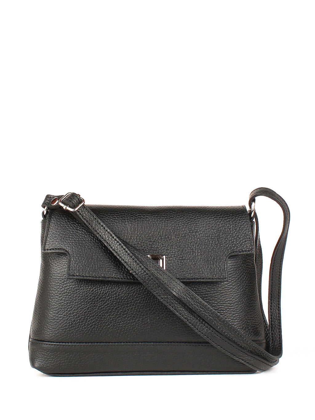 Bandolera de piel italiana Negro 3068-05-32