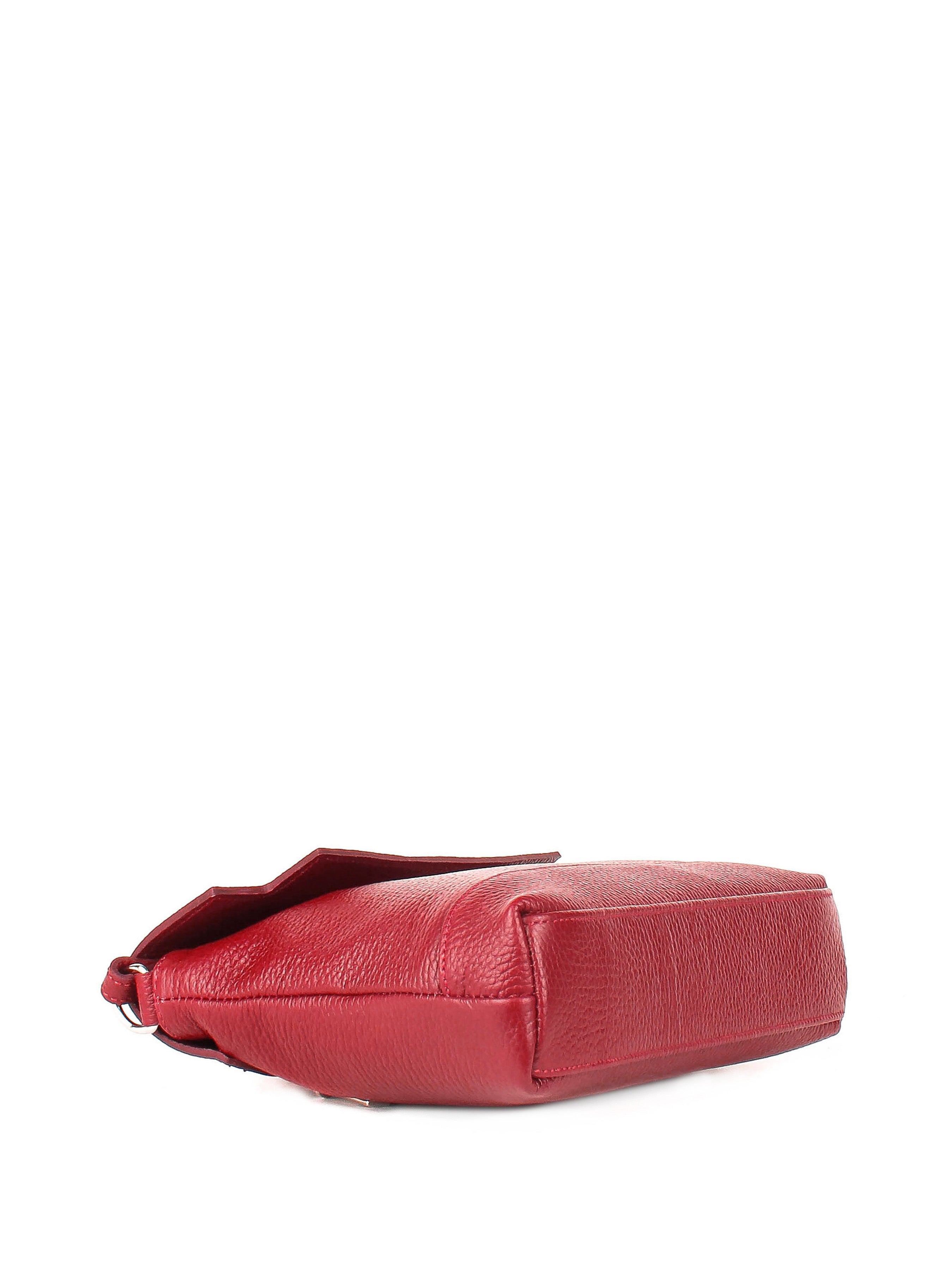 Bandolera de piel italiana Burgoña 3068-12-32