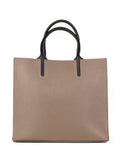 Bolso Tote de piel italiana Gris, Marrón 2755-104-32