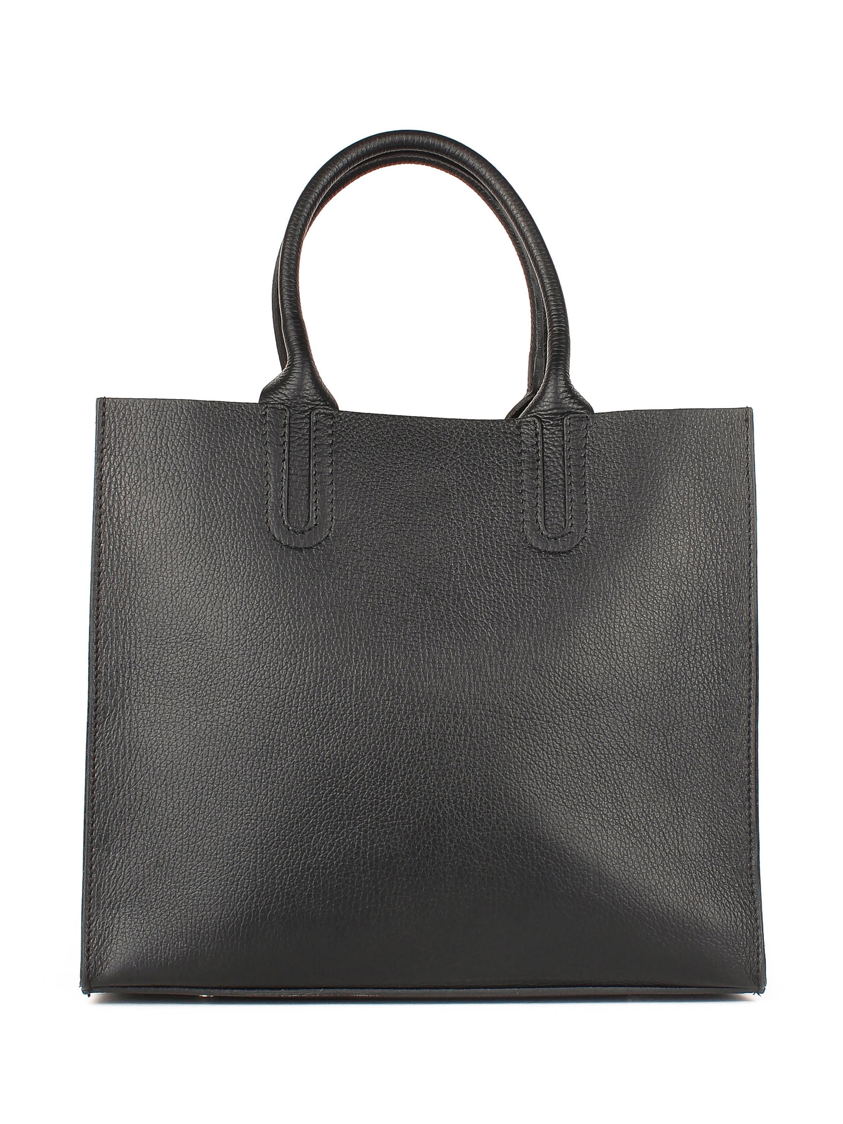 Bolso Tote de piel italiana Negro 2755-05-32