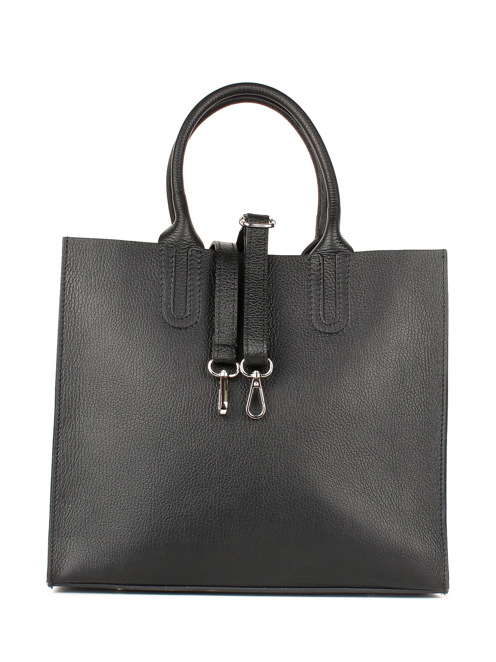 Bolso Tote de piel italiana Negro 2755-05-32
