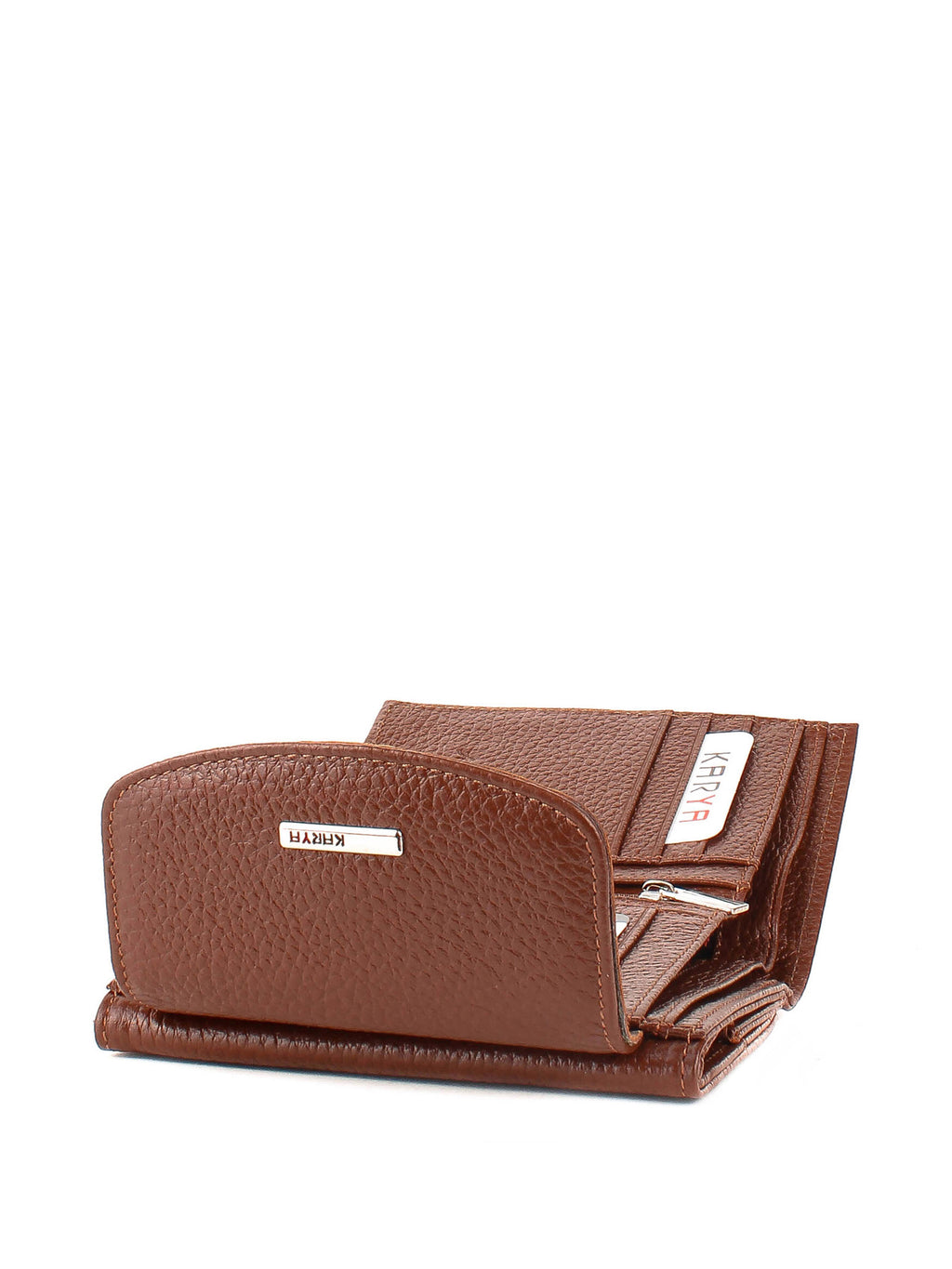 Cartera de piel italiana Rojo 1206-38