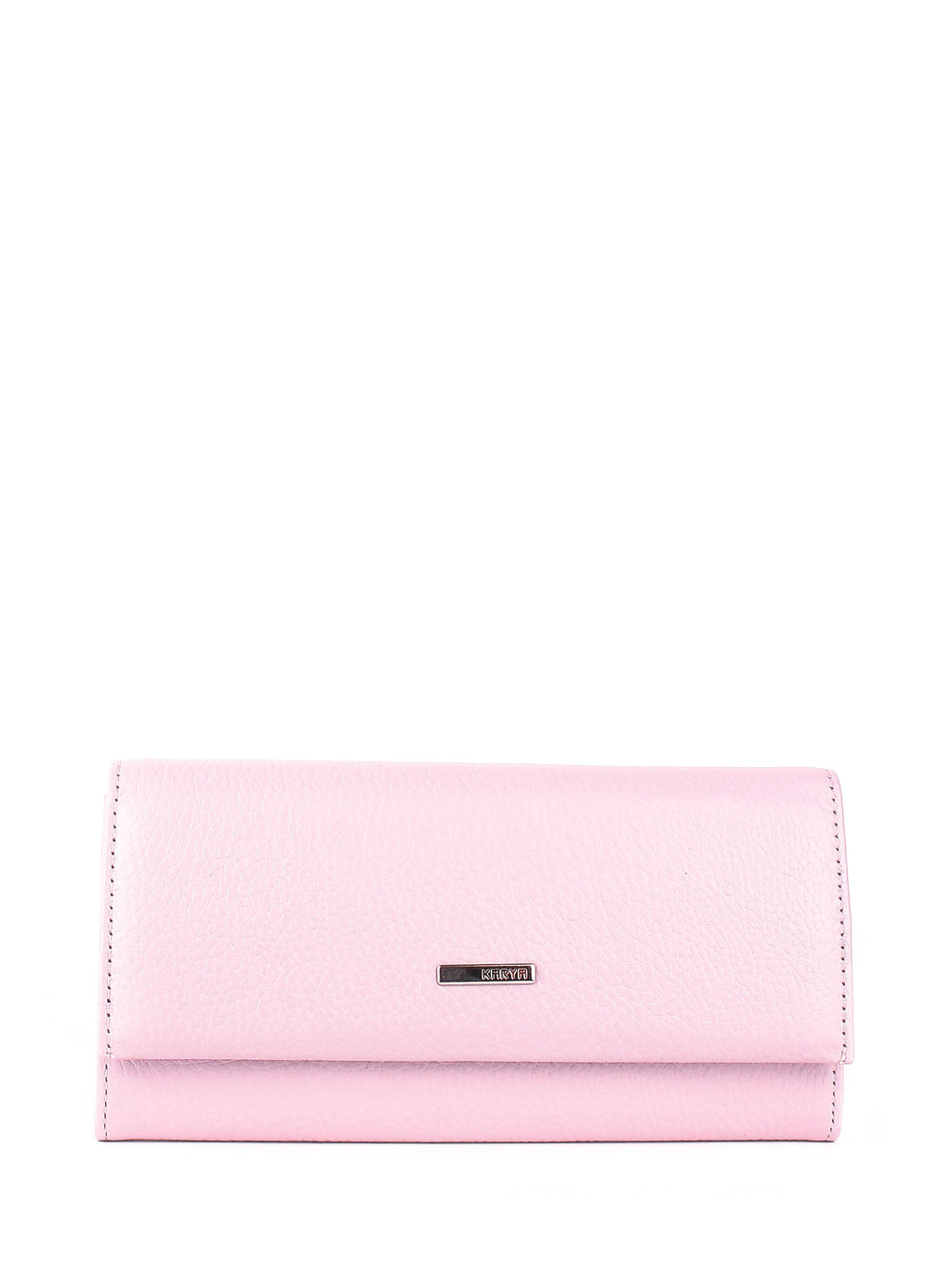 Cartera de piel italiana Morado 1071-082