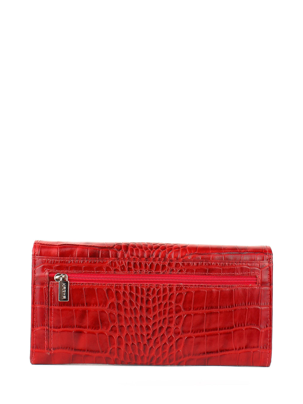 Cartera de piel italiana Rojo 1191-018