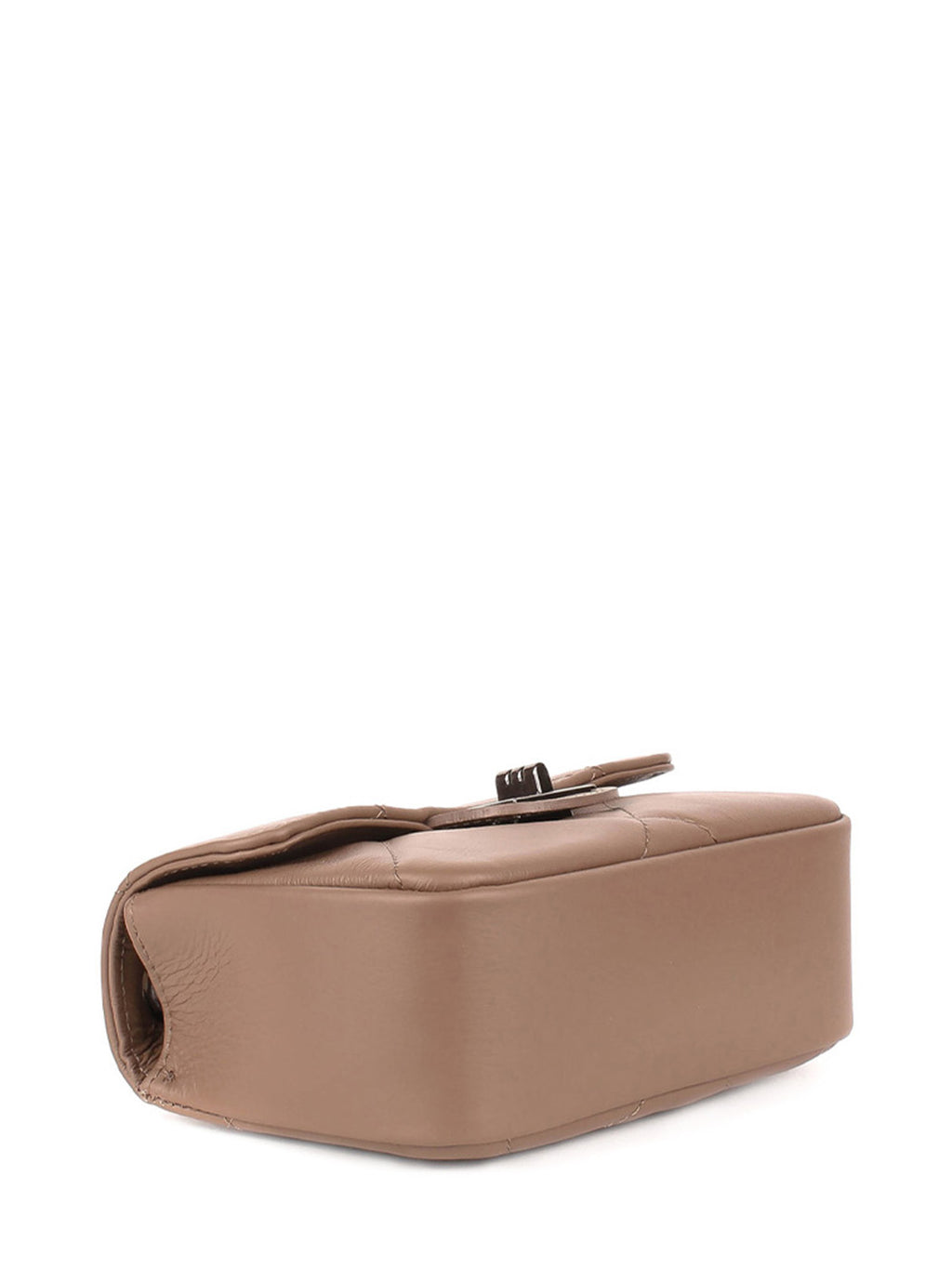 Bandolera de piel italiana Gris, Marrón 1293-104-37