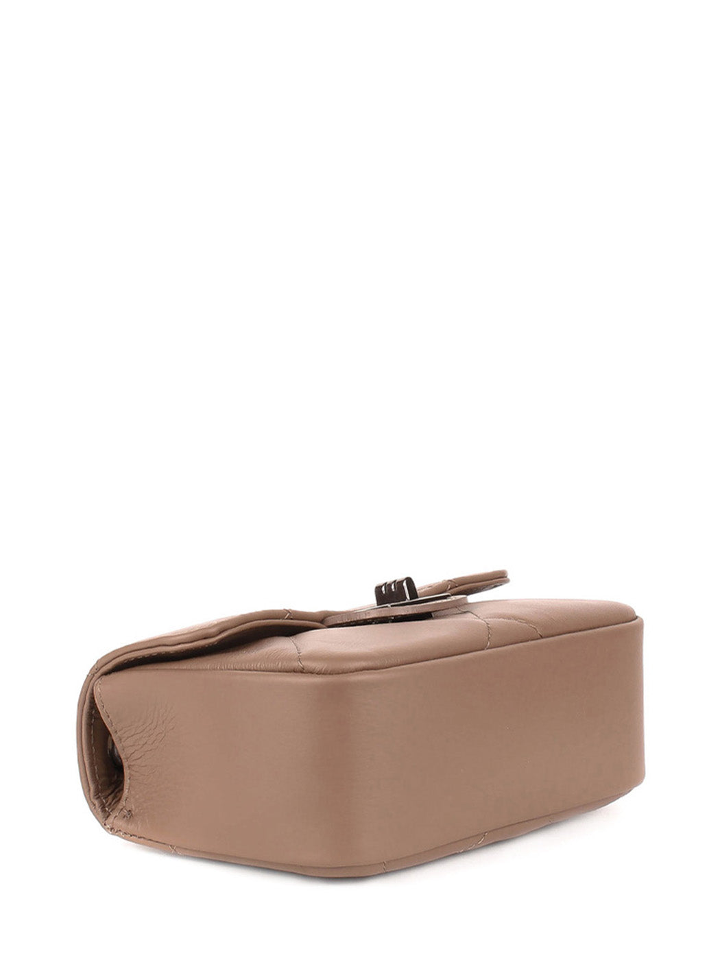 Bandolera de piel italiana Gris, Marrón 1293-104-37