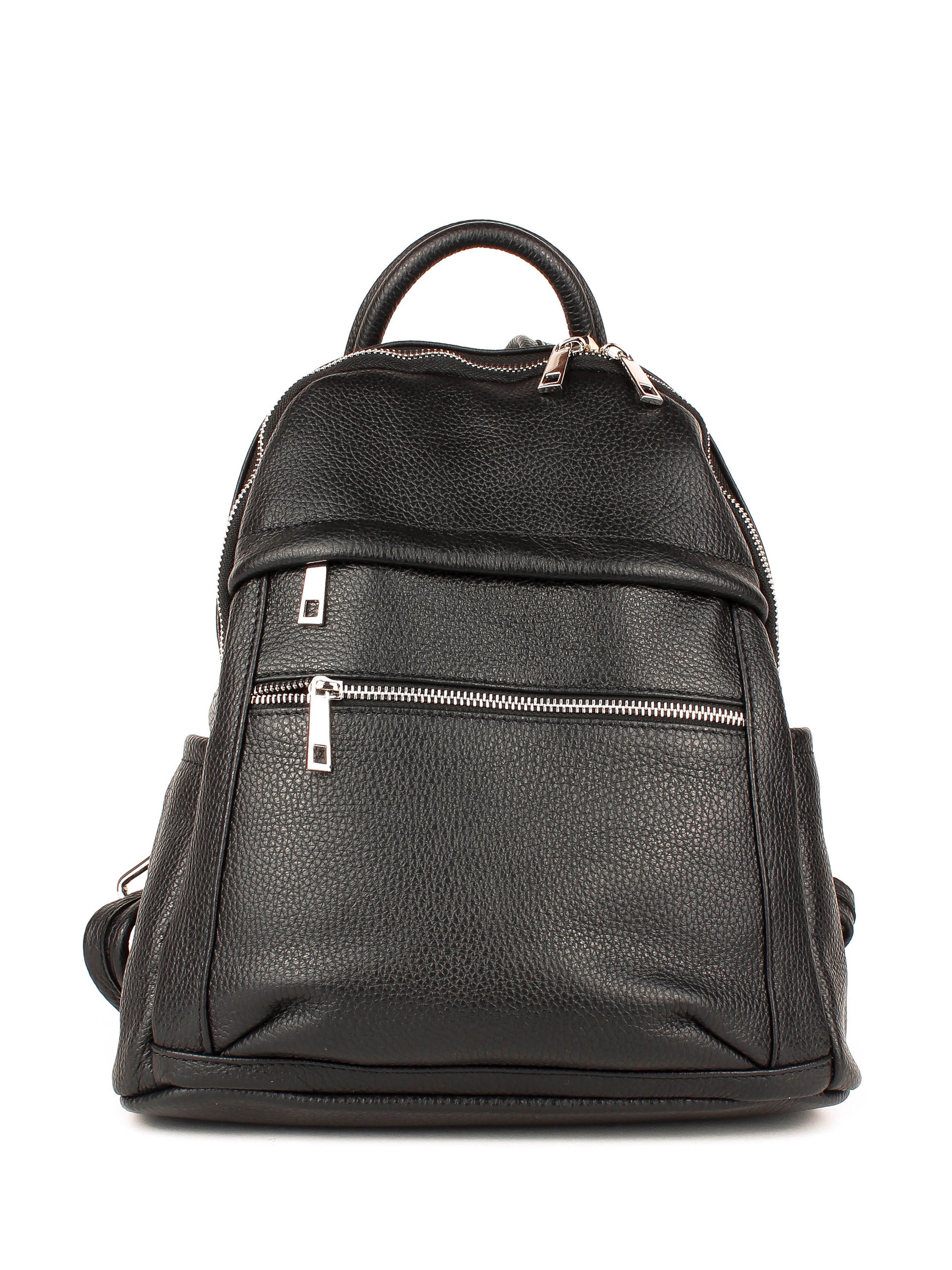 Mochila de piel italiana Negro 1299-05-32