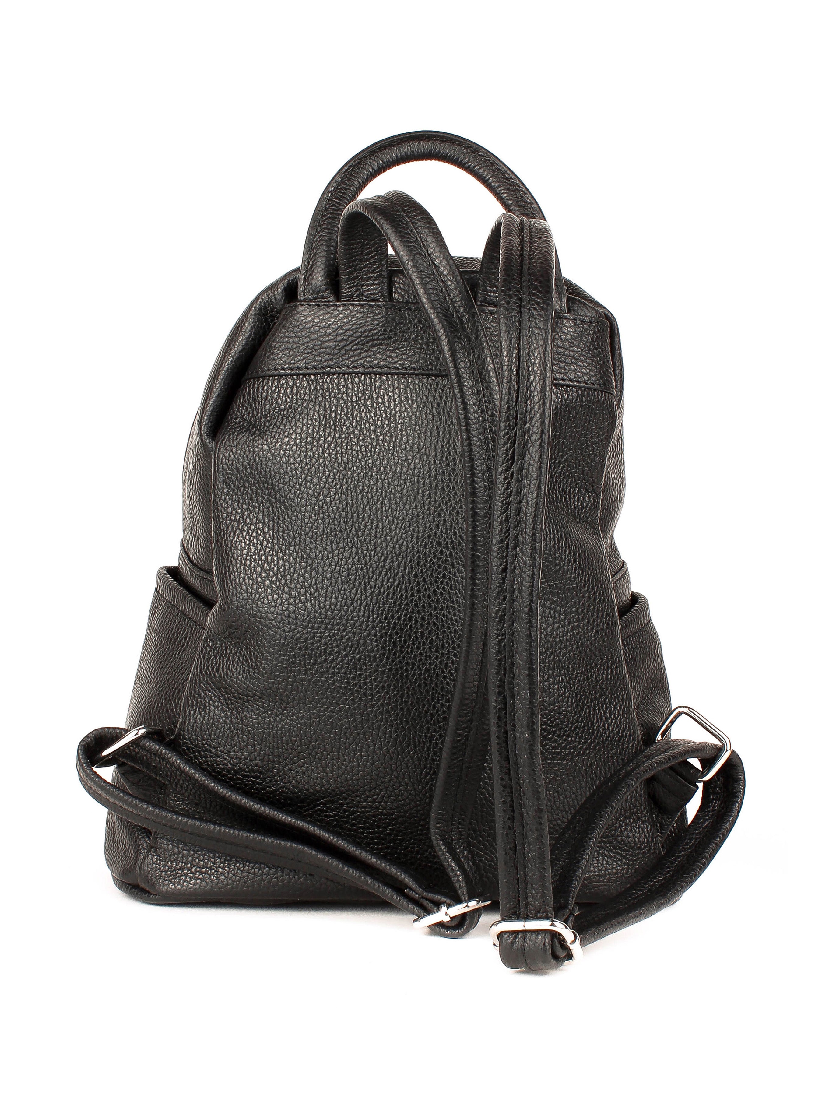 Mochila de piel italiana Negro 1299-05-32