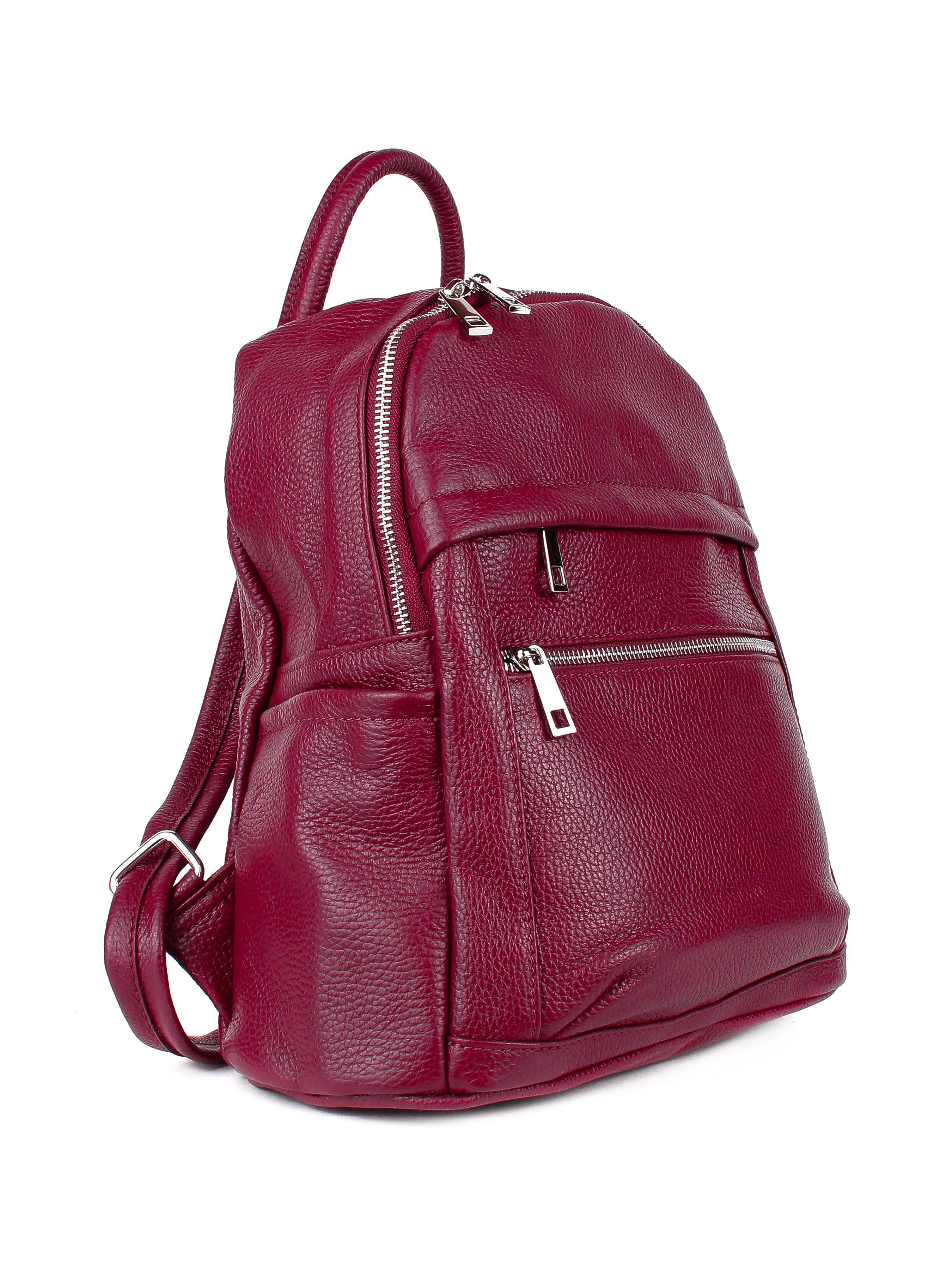 Mochila de piel italiana Borgoña 1299-103-32