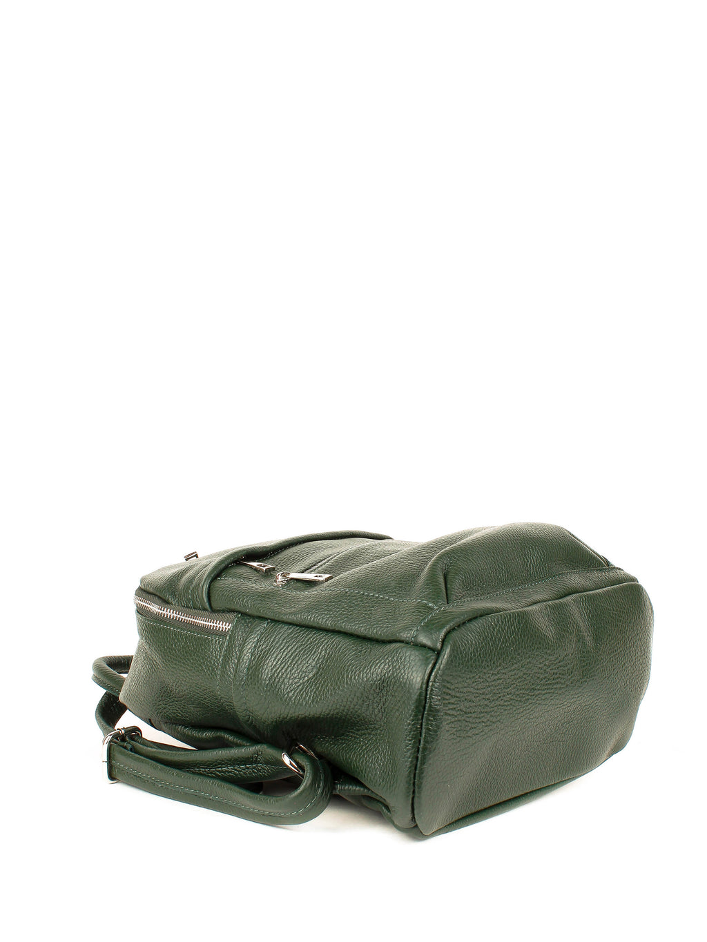 Mochila de piel italiana Verde 1299-64-32