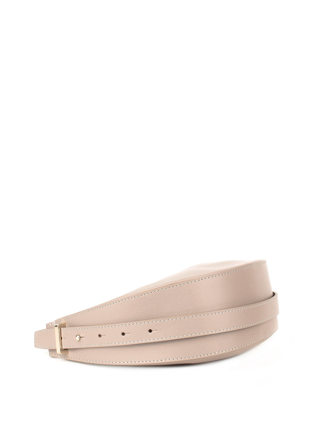 Bolso de hombro de piel italiana Gris 3350-52-31