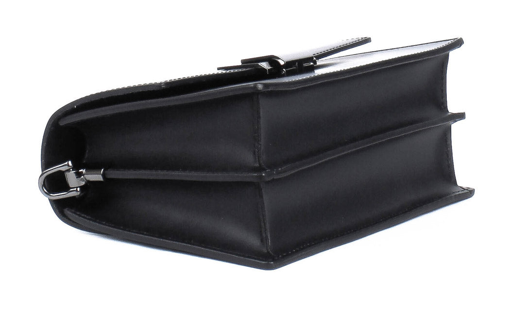 Bandolera de piel italiana Negro 4701-05-31