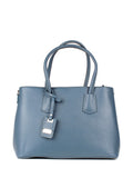 Bolso Tote de piel italiana Azul Oscuro 3443-97-32