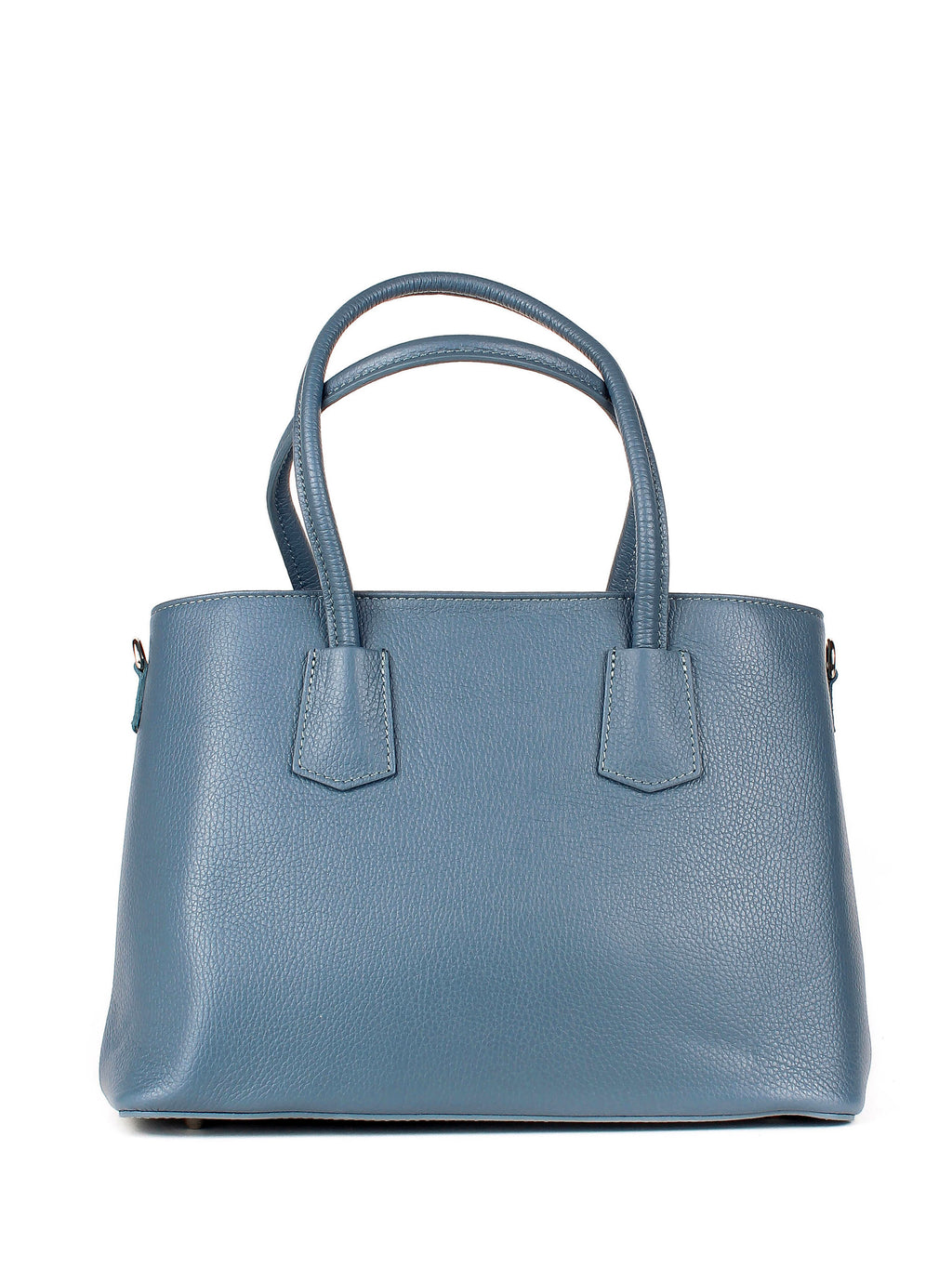 Bolso Tote de piel italiana Azul Oscuro 3443-97-32