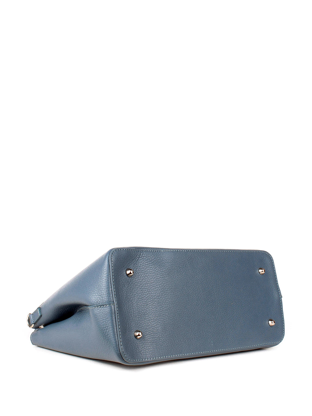 Bolso Tote de piel italiana Azul Oscuro 3443-97-32