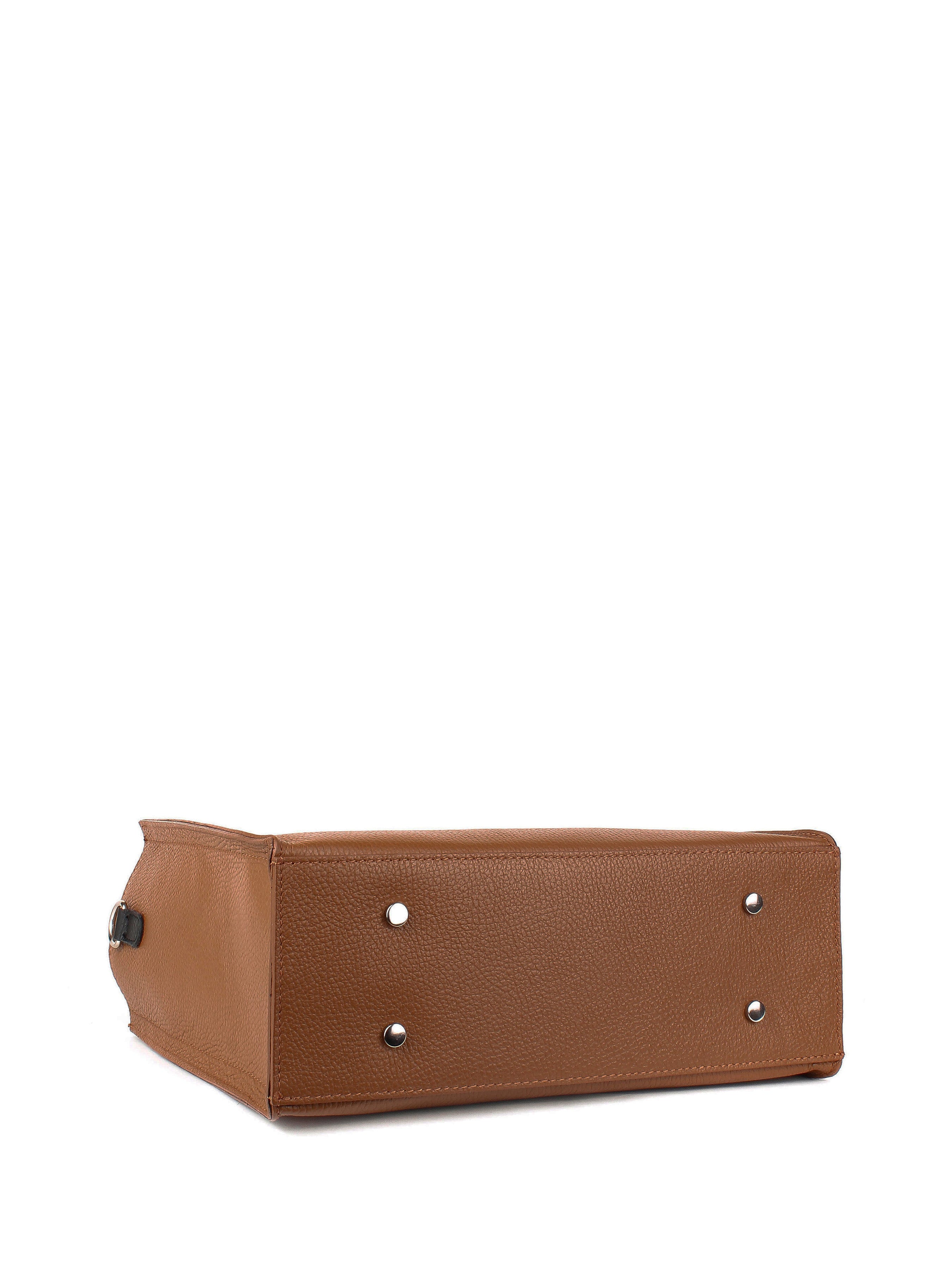 Bolso Tote de piel italiana Rojo 2755-45-32