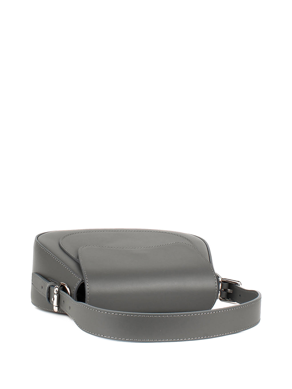 Bolso de hombro de piel italiana Gris 3773-27-31