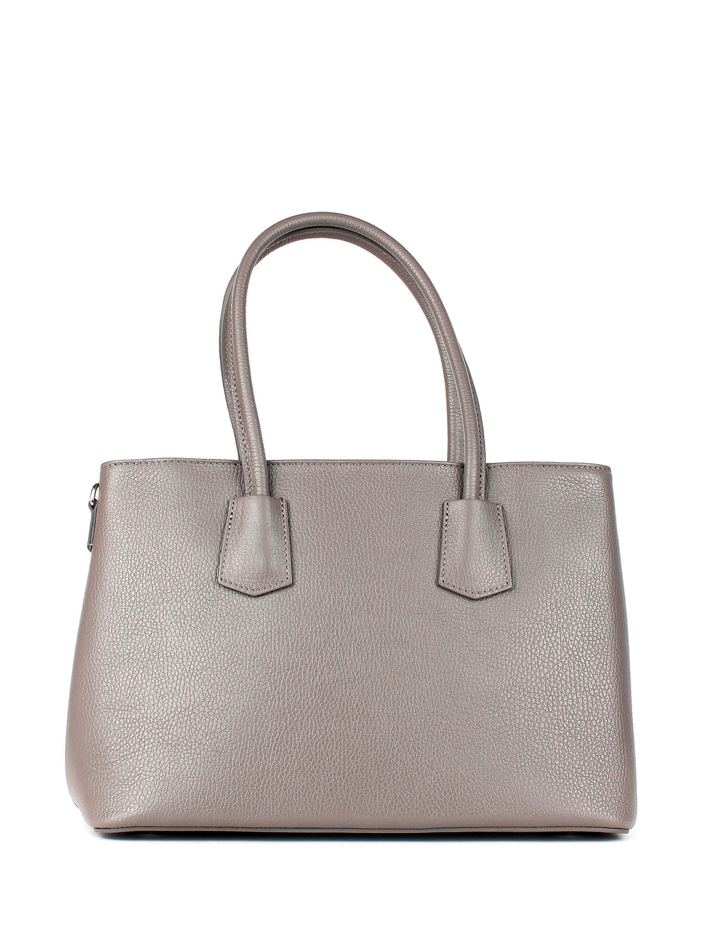 Bolso Tote de piel italiana Gris, Beige 3443-98-32