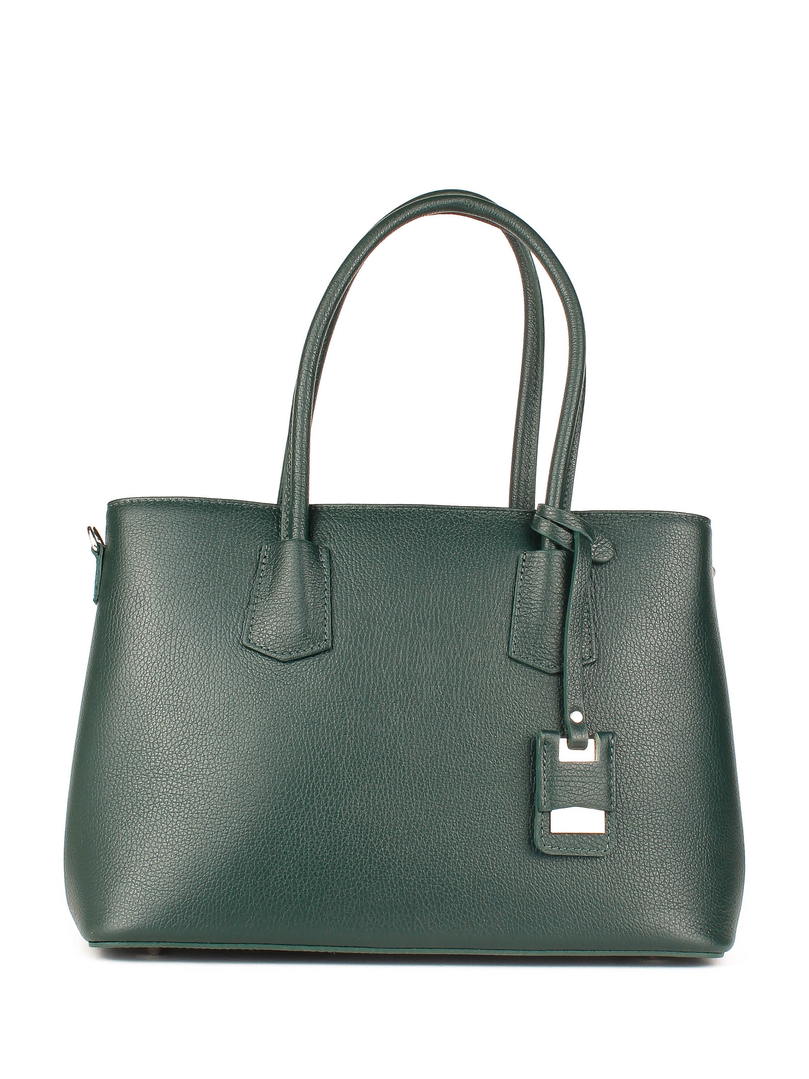 Bolso Tote de piel italiana Verde 3443-64-32