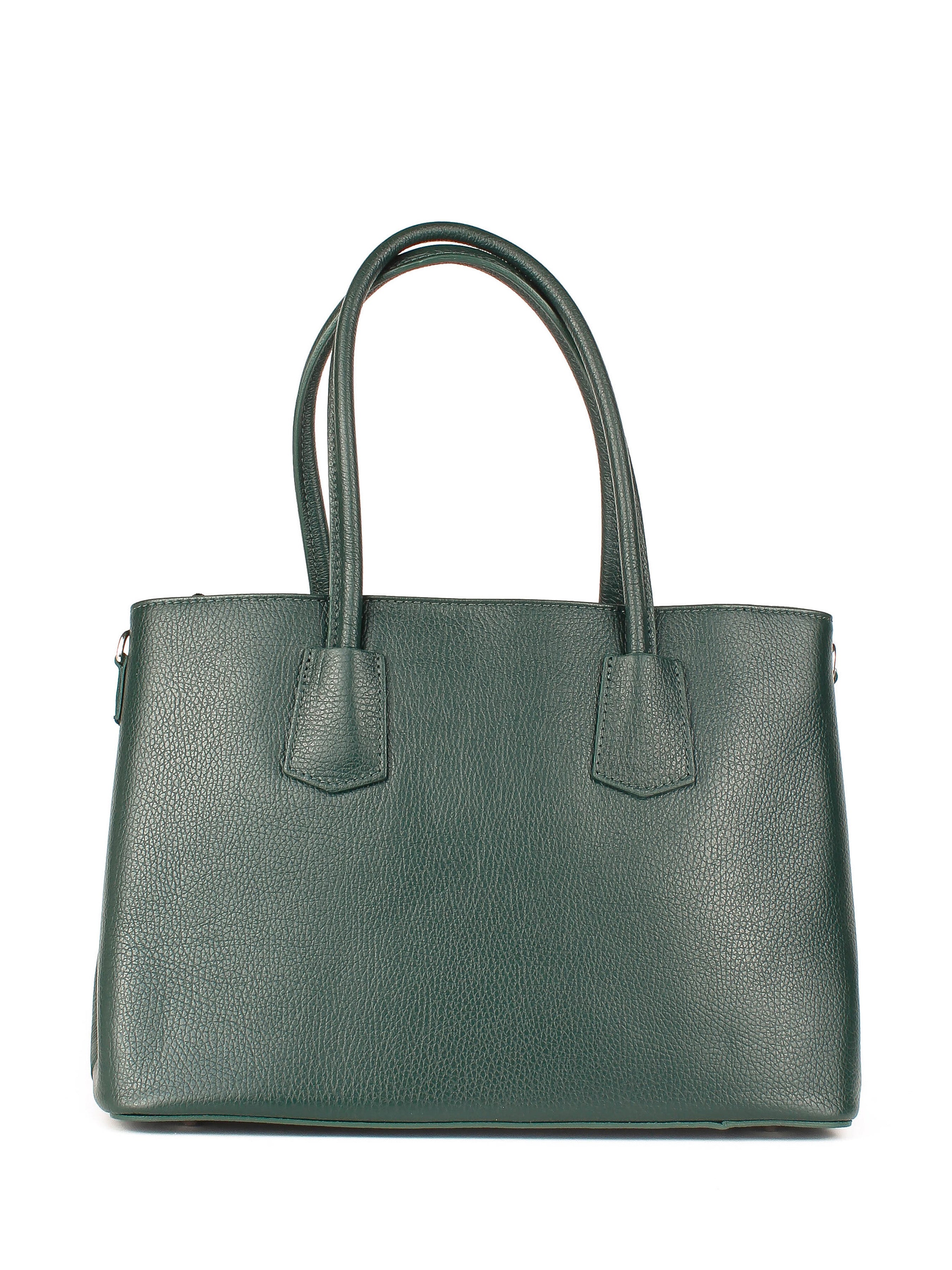 Bolso Tote de piel italiana Verde 3443-64-32