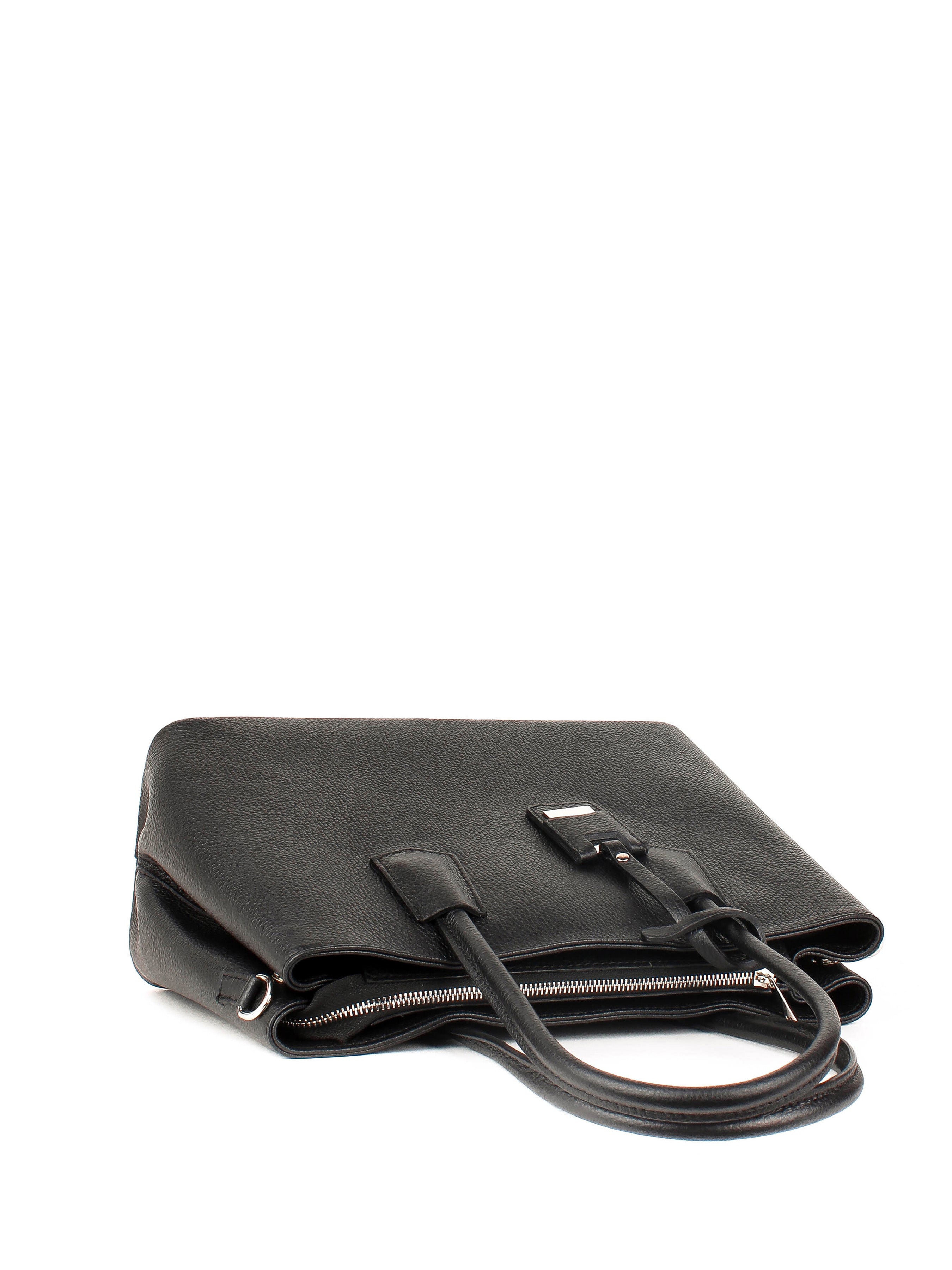 Bolso Tote de piel italiana Negro 3443-05-32