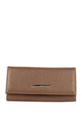 Cartera de piel italiana Gris 1101-51