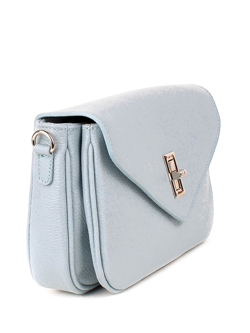 Bandolera de piel italiana Блакитний 3155-17-32