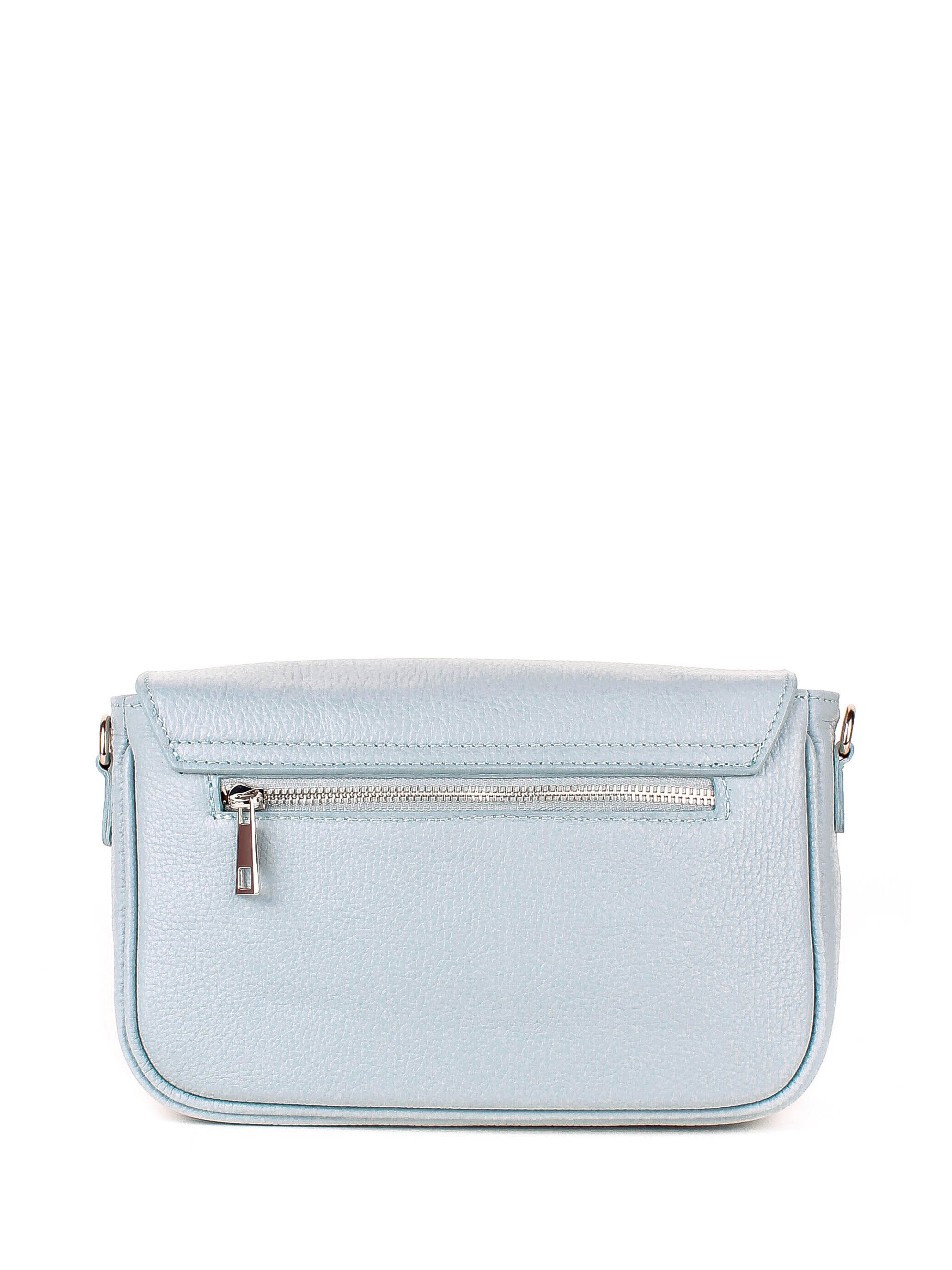 Bandolera de piel italiana Блакитний 3155-17-32