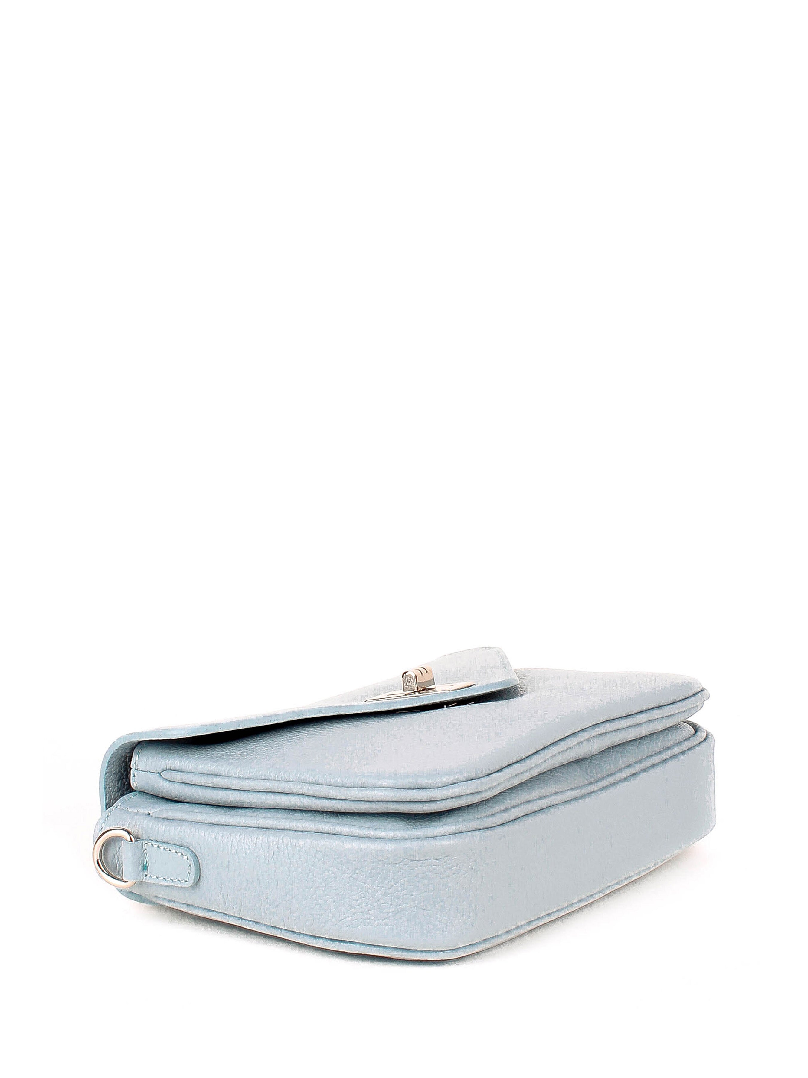 Bandolera de piel italiana Блакитний 3155-17-32