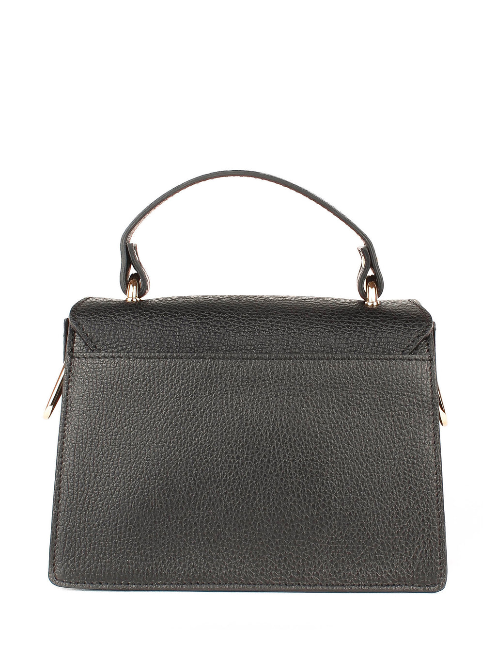 Bolso de mano de piel italiana Negro 2808-05-32