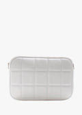 Bandolera de piel italiana Blanco 2843-16-37