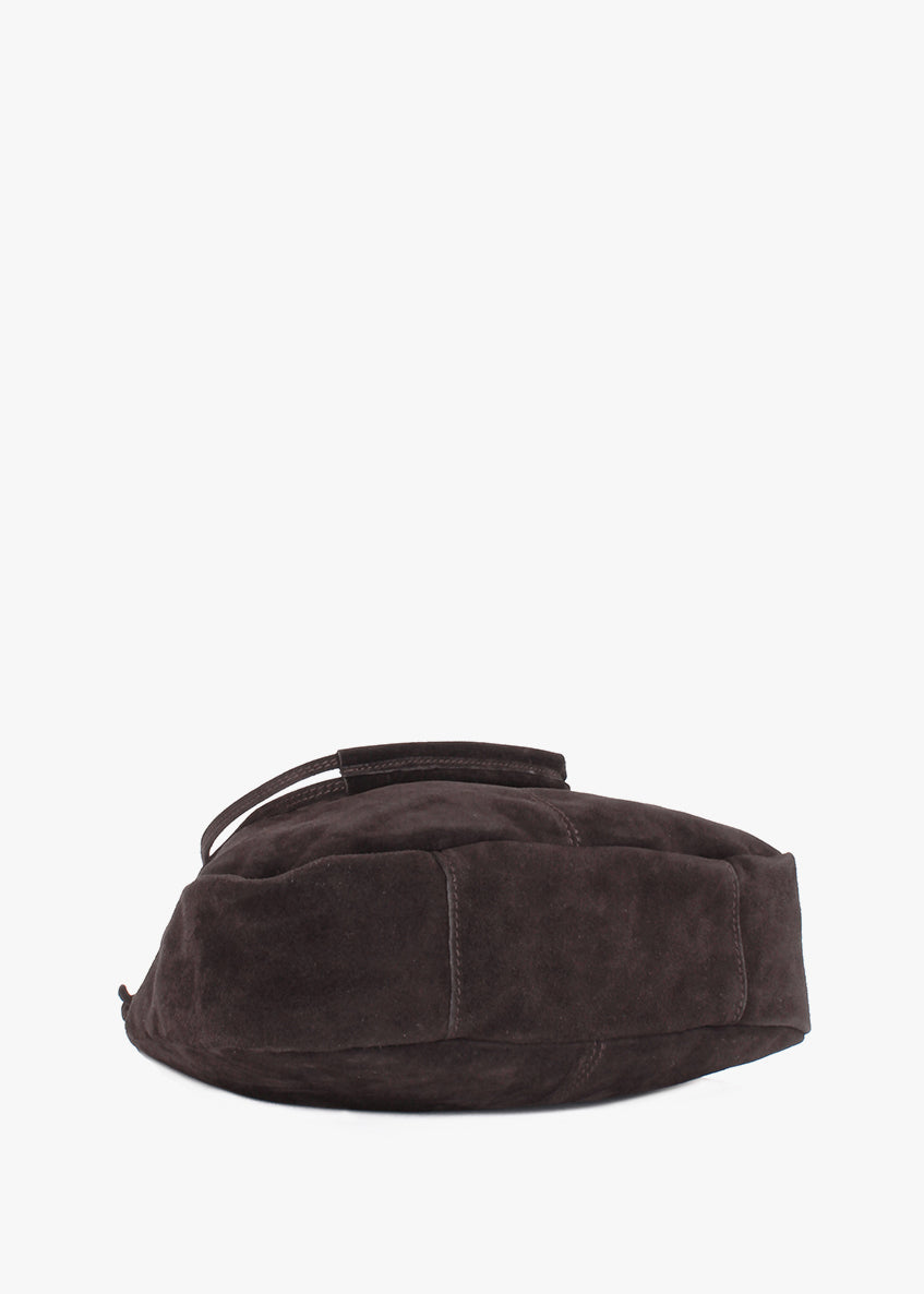 Bolso de mano de piel italiana Marrón 3219-06-38