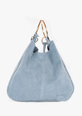 Bolso de mano de piel italiana Блакитний 3219-17-38