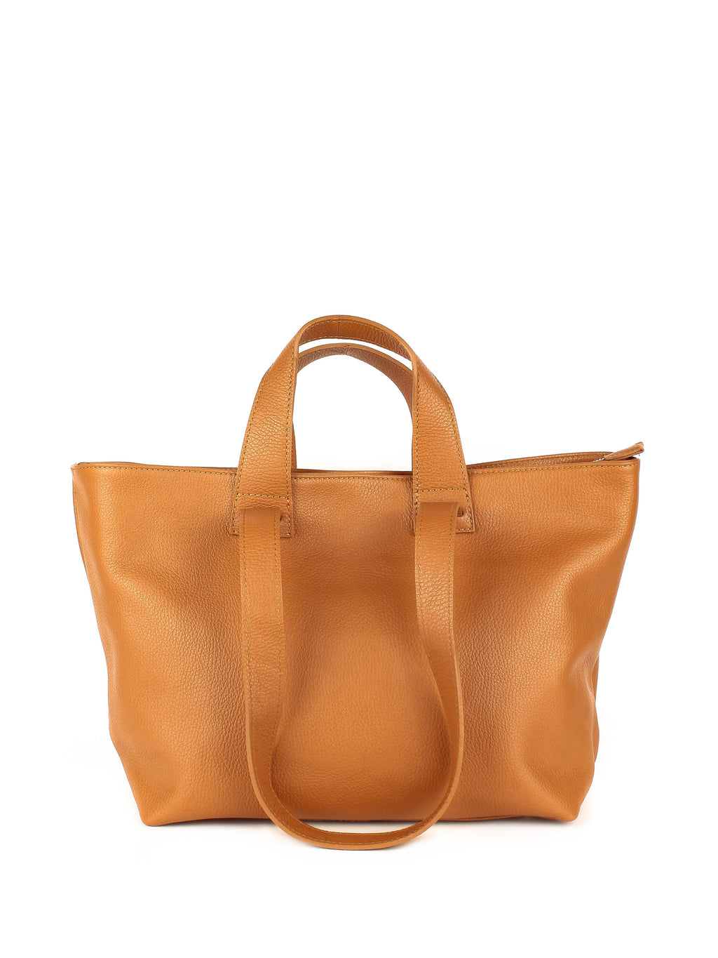 Bolso de mano de piel italiana Rojo 1662-45-32