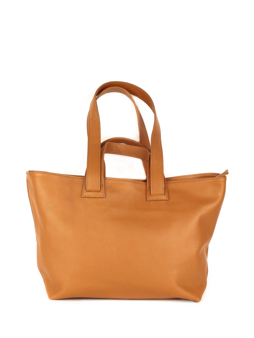 Bolso de mano de piel italiana Rojo 1662-45-32