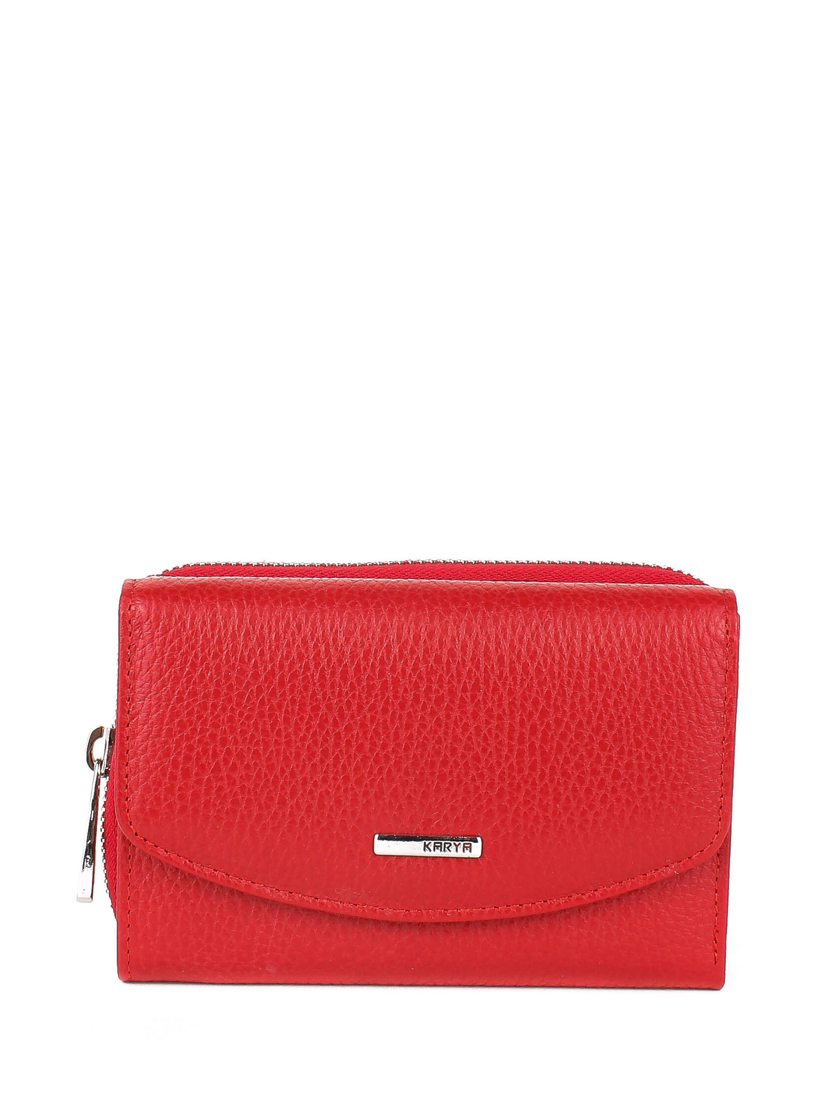 Cartera de piel italiana Rojo 1192-46-45
