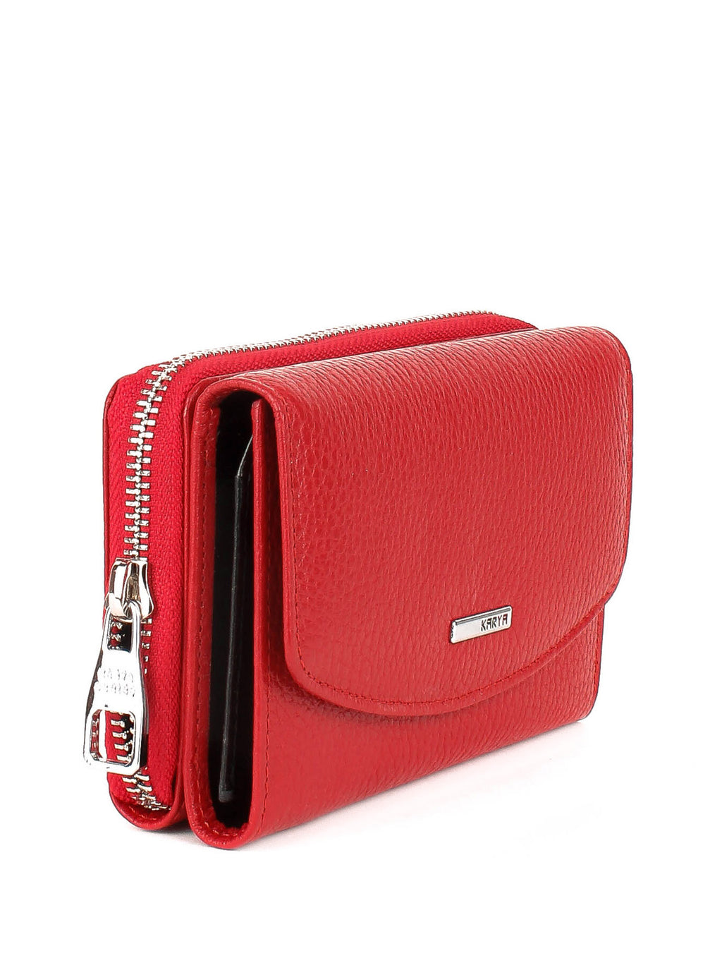 Cartera de piel italiana Rojo 1192-46-45