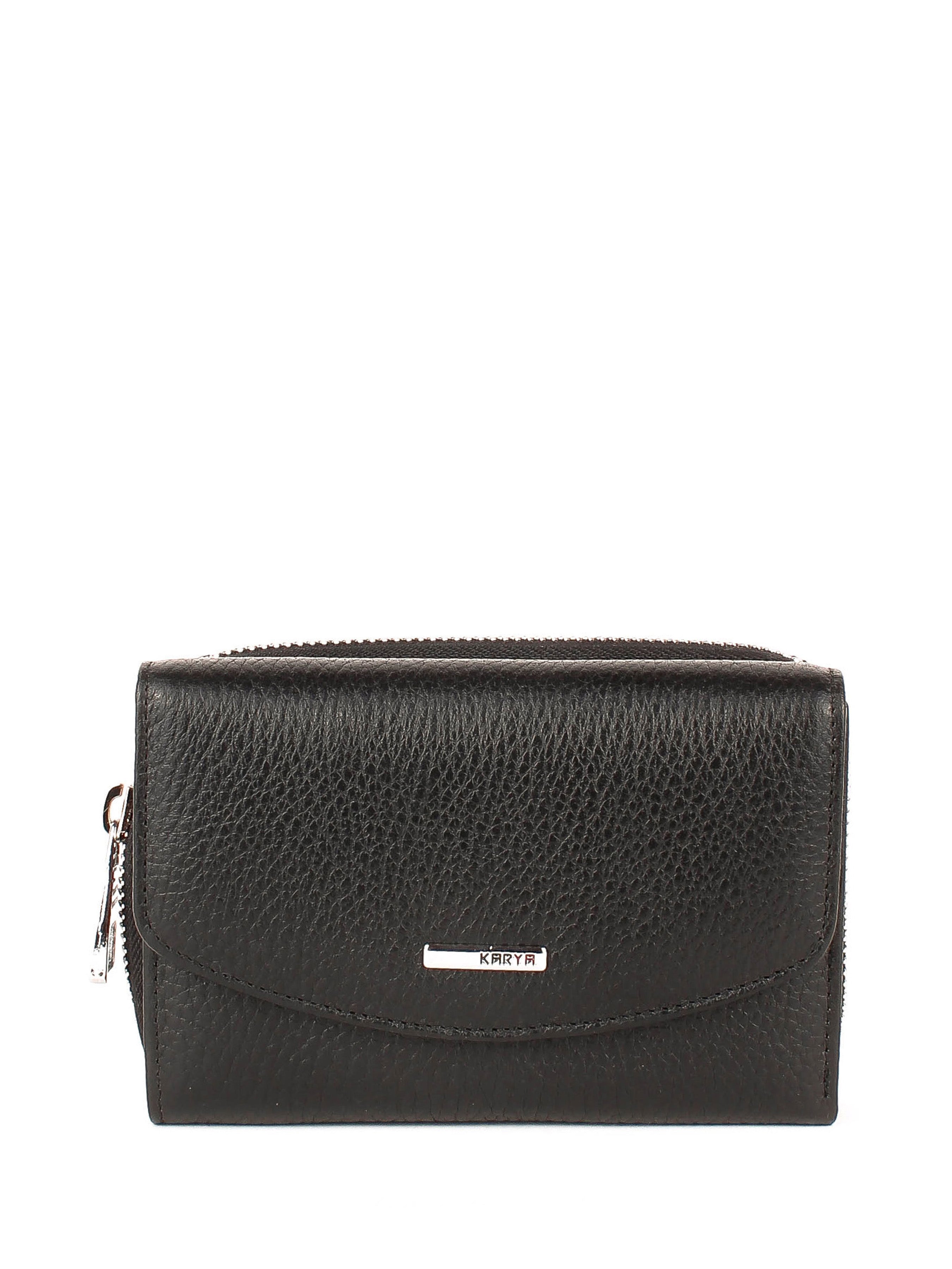 Cartera de piel italiana Negro 1192-45-46