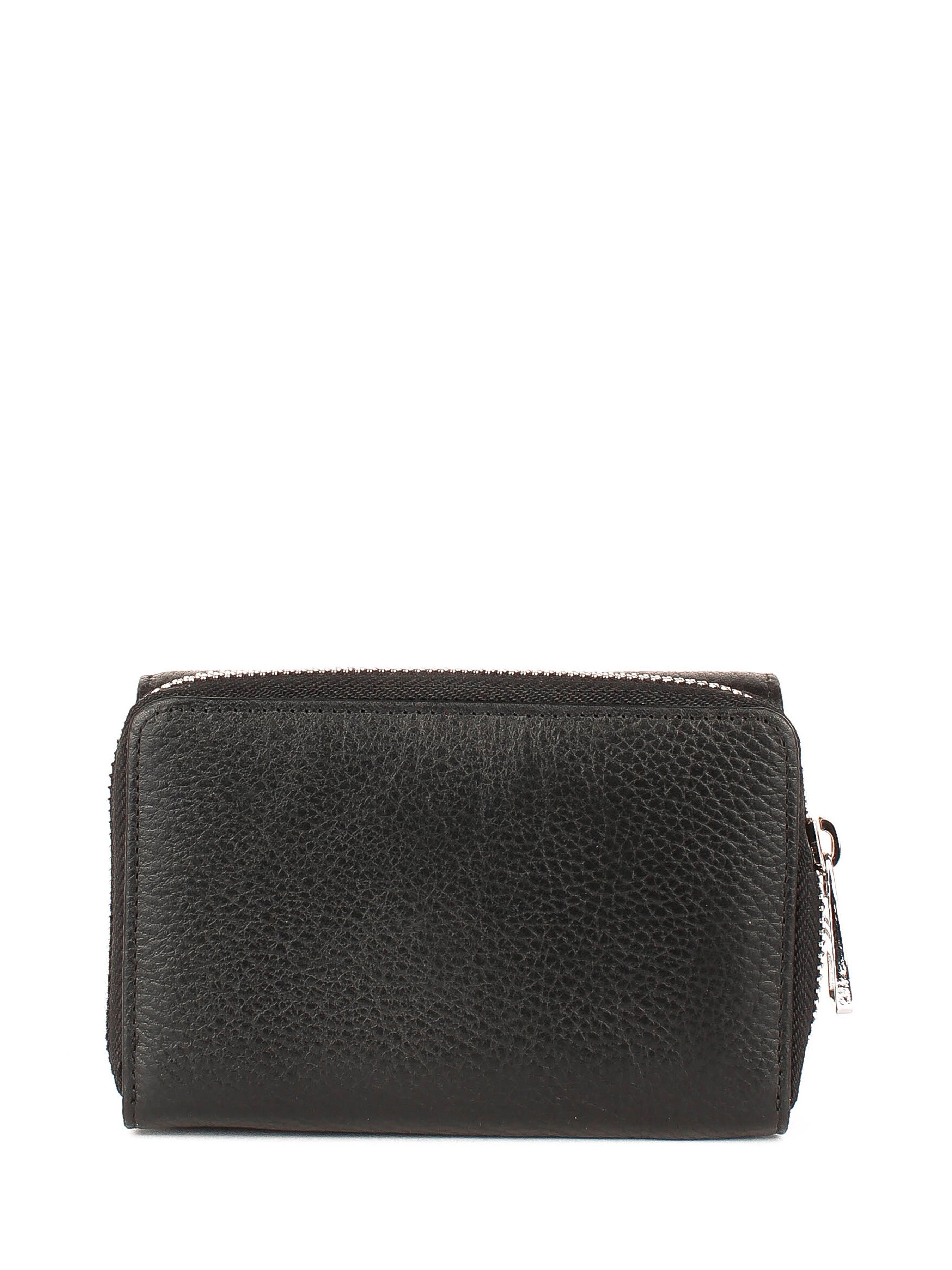 Cartera de piel italiana Negro 1192-45-46