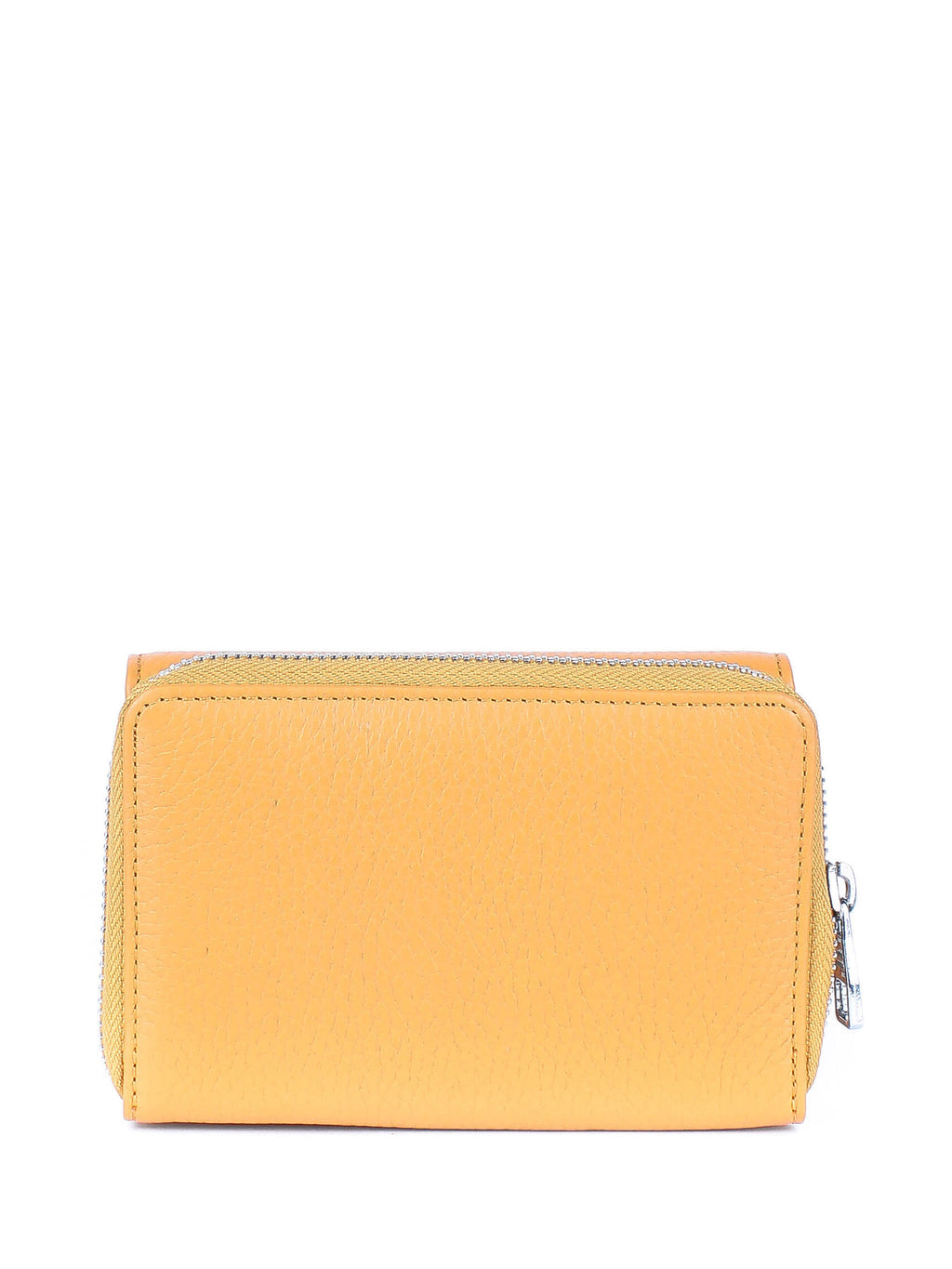 Cartera de piel italiana Amarillo 1192-56
